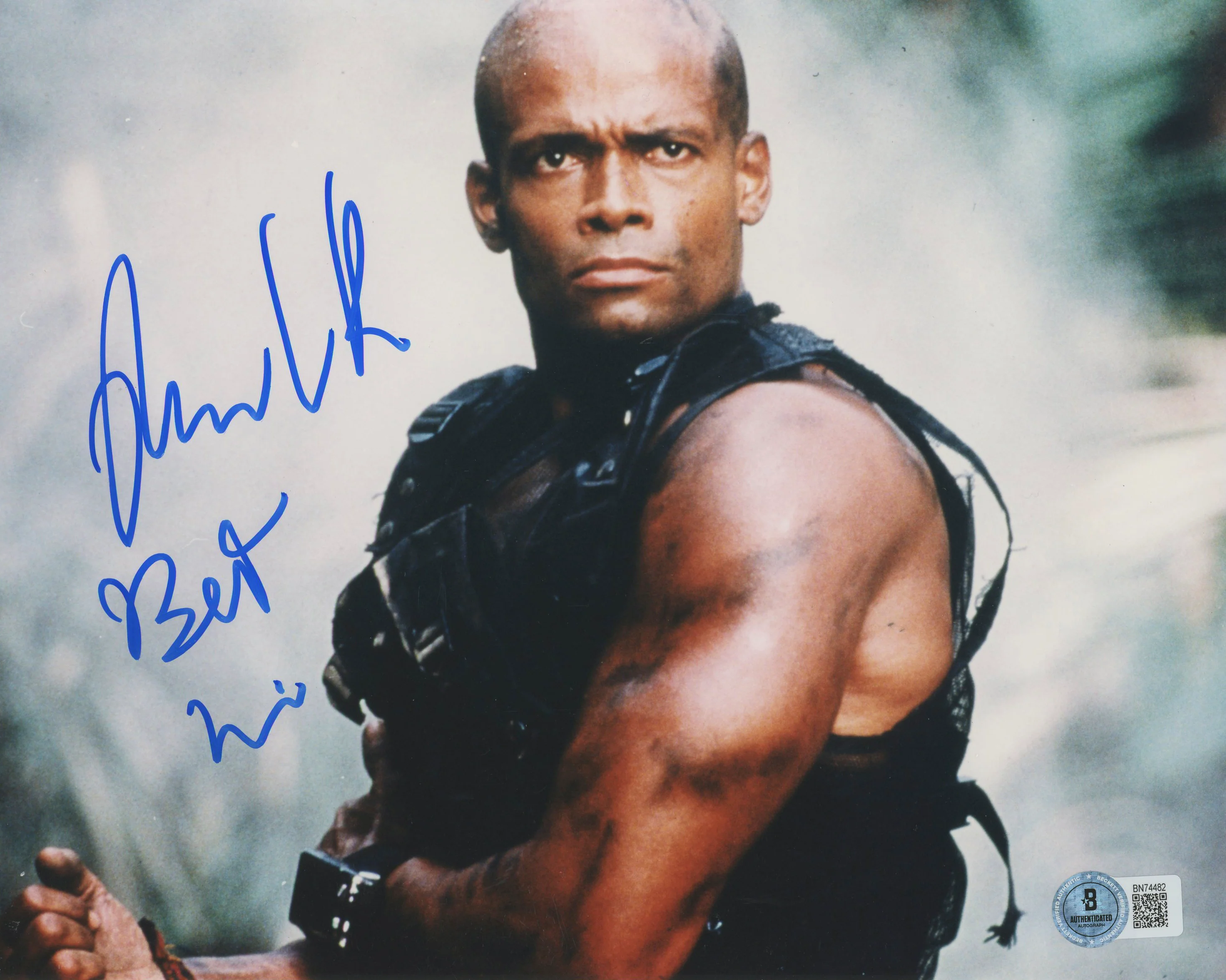 Mario Van Peebles New Jack City Authentic Signed 8x10 Photo BAS #BN74482 - Image 2