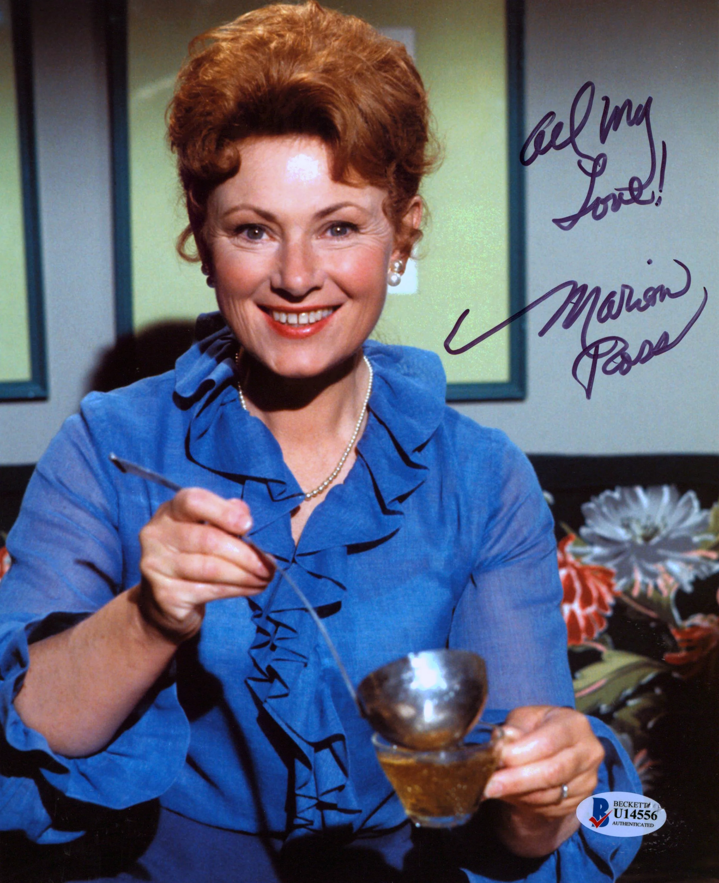 Marion Ross Happy Days "All My Love!" Authentic Signed 8x10 Photo BAS #U14556 - Image 2