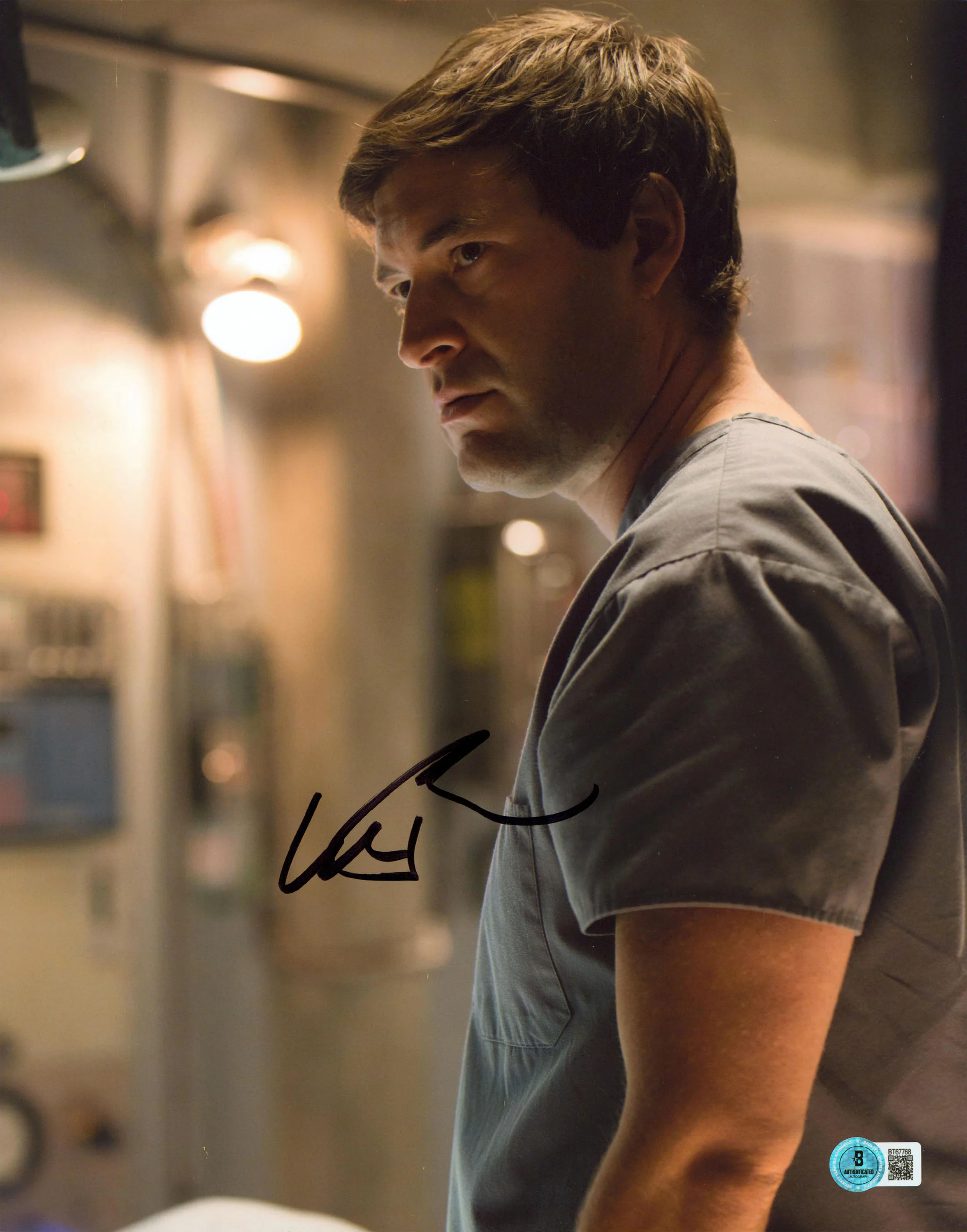Mark Duplass The Lazarus Effect Authentic Signed 11x14 Photo BAS #BT67768