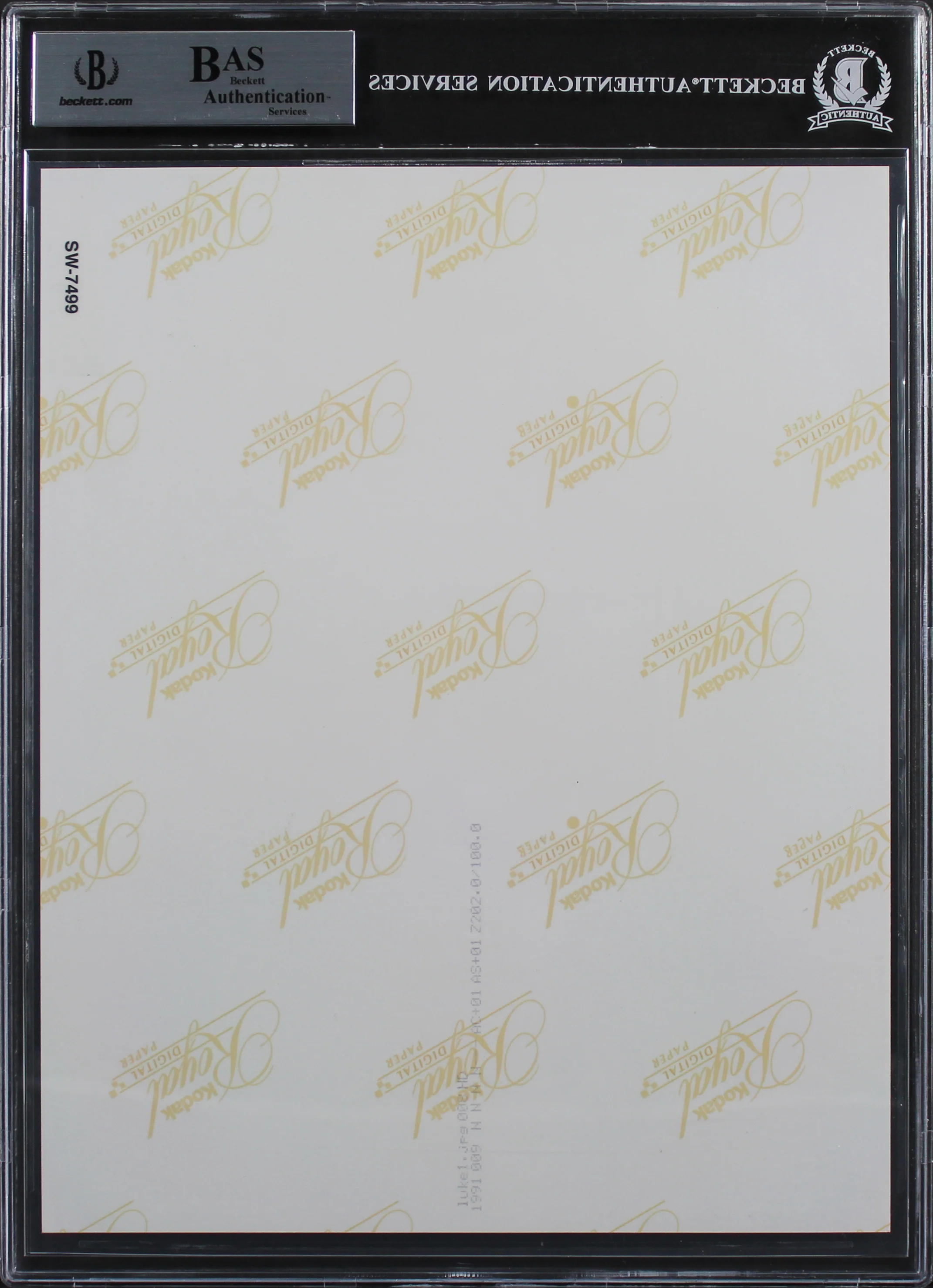 Mark Hamill Star Wars "Ben...Why Didn't You Tell Me?" Signed 8x10 Photo BAS Slab - Image 3