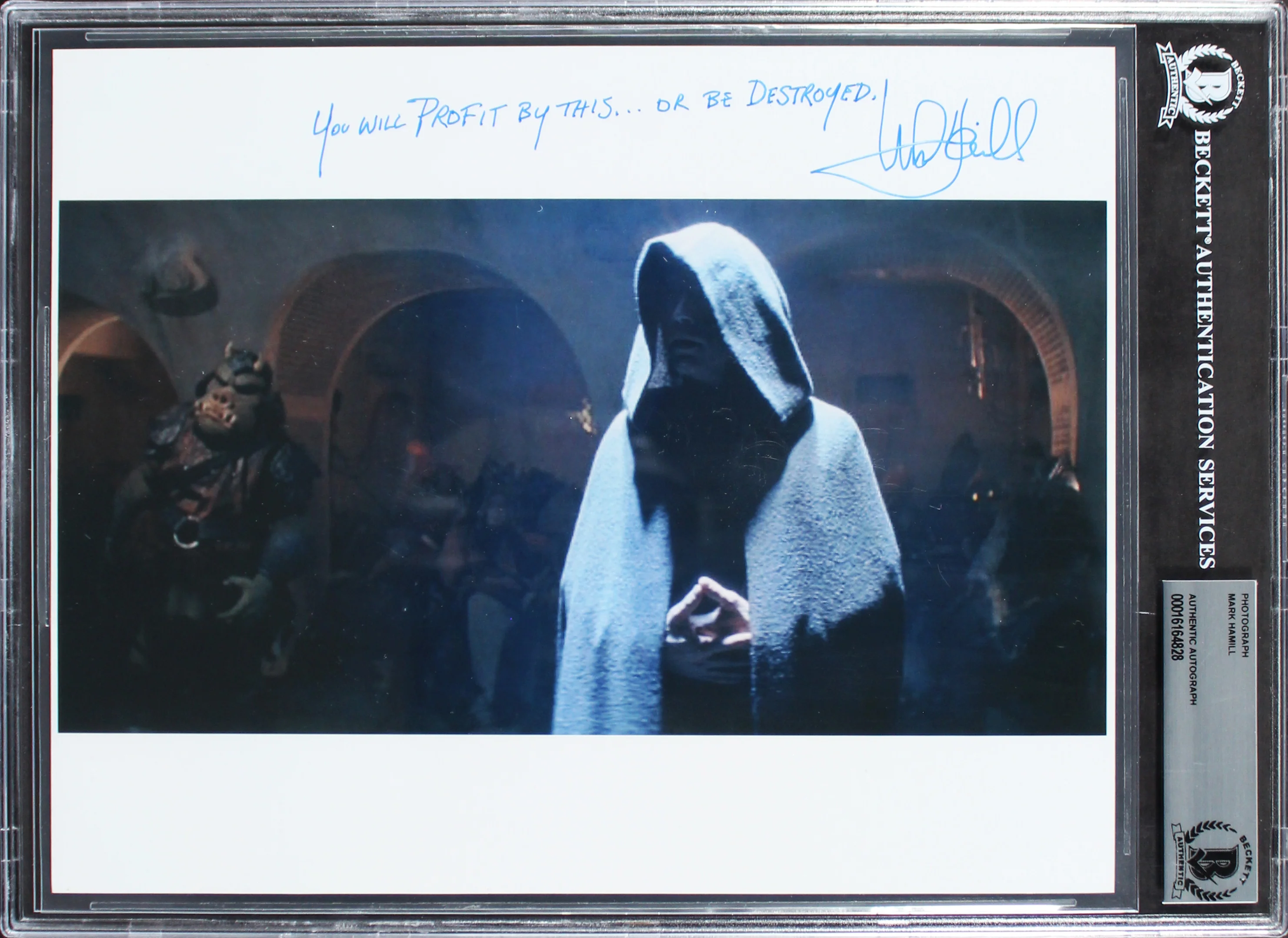 Mark Hamill Star Wars Return of the Jedi Signed 8x10 Photo BAS Slabbed - Image 2