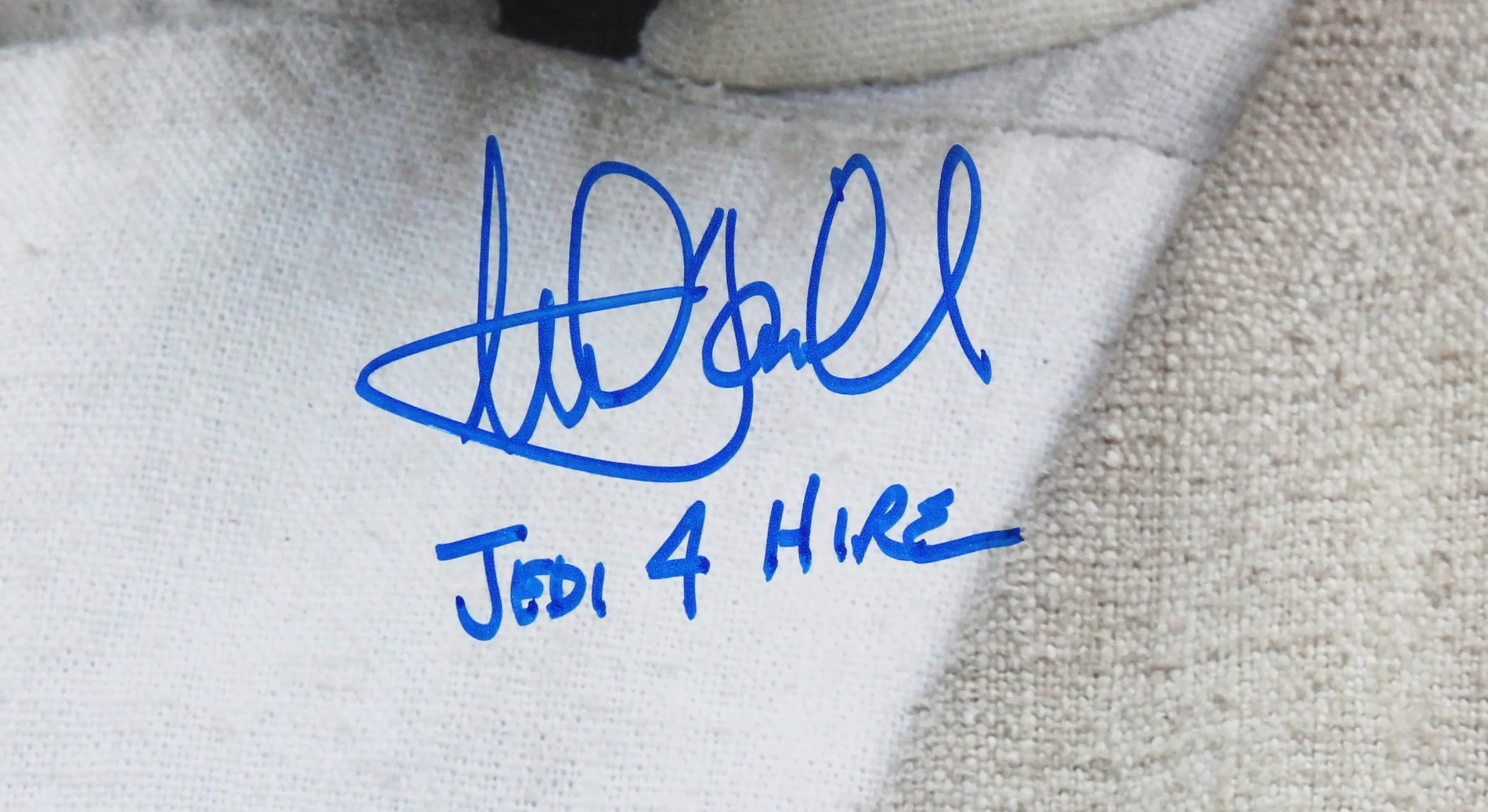 Mark Hamill Star Wars The Force Awakens "Jedi 4 Hire" Signed 16x20 Photo BAS - Image 3
