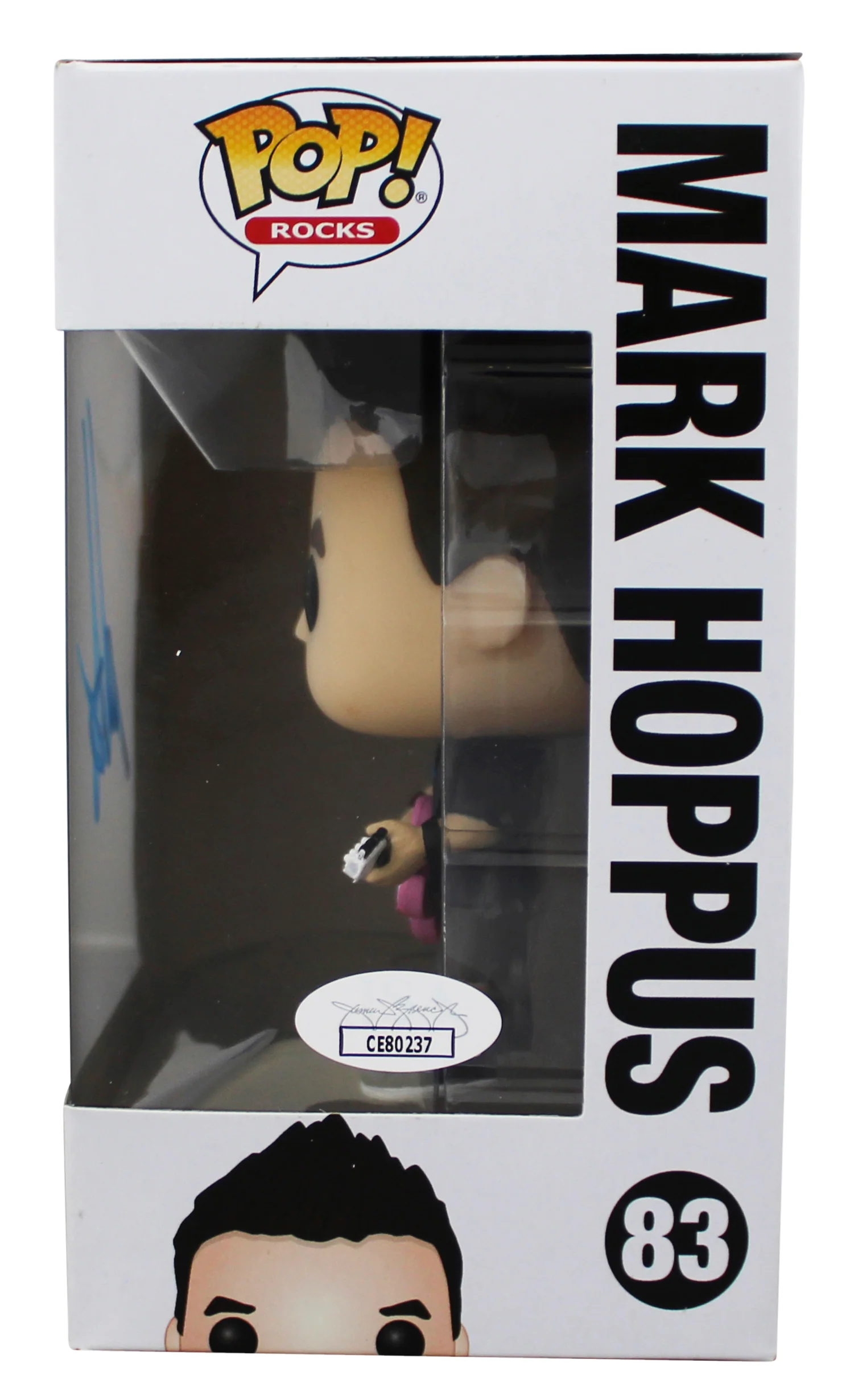 Mark Hoppus Blink 182 Authentic Signed #83 Funko Pop Vinyl Figure JSA #CE80237 - Image 4