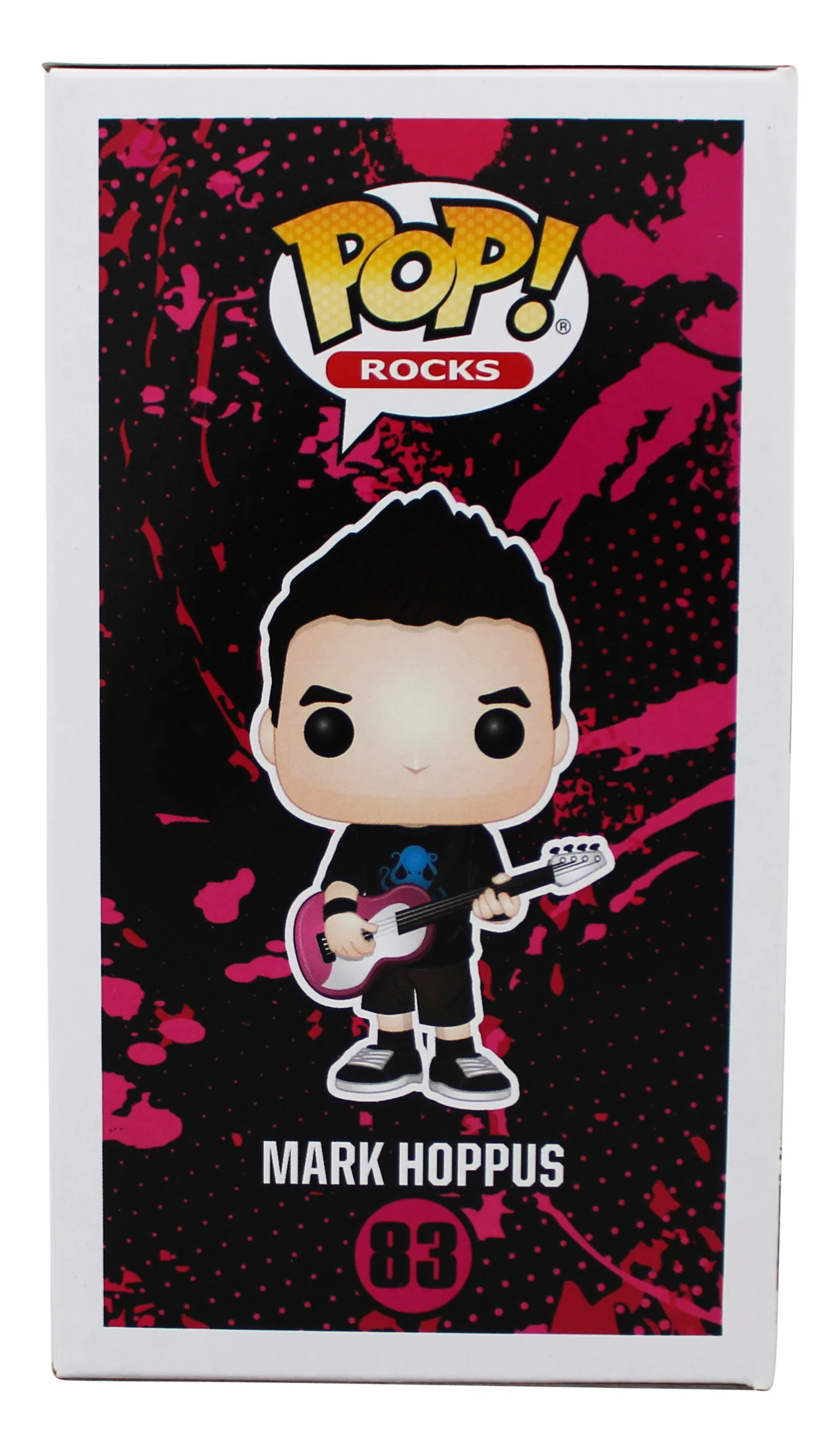 Mark Hoppus Blink 182 Authentic Signed #83 Funko Pop Vinyl Figure JSA #CE80237 - Image 6