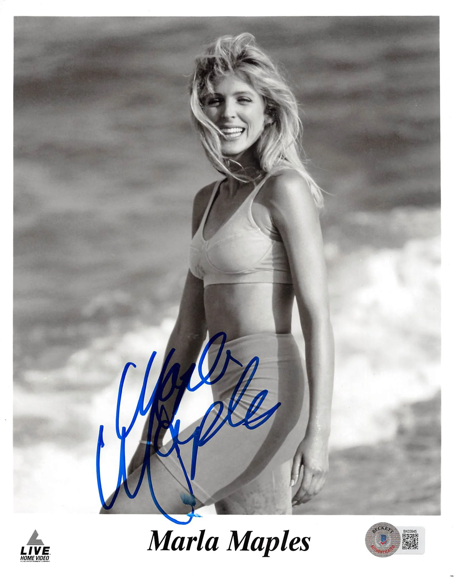 Marla Maples Executive Decision Authentic Signed 8x10 Photo BAS #BK03945 - Image 2