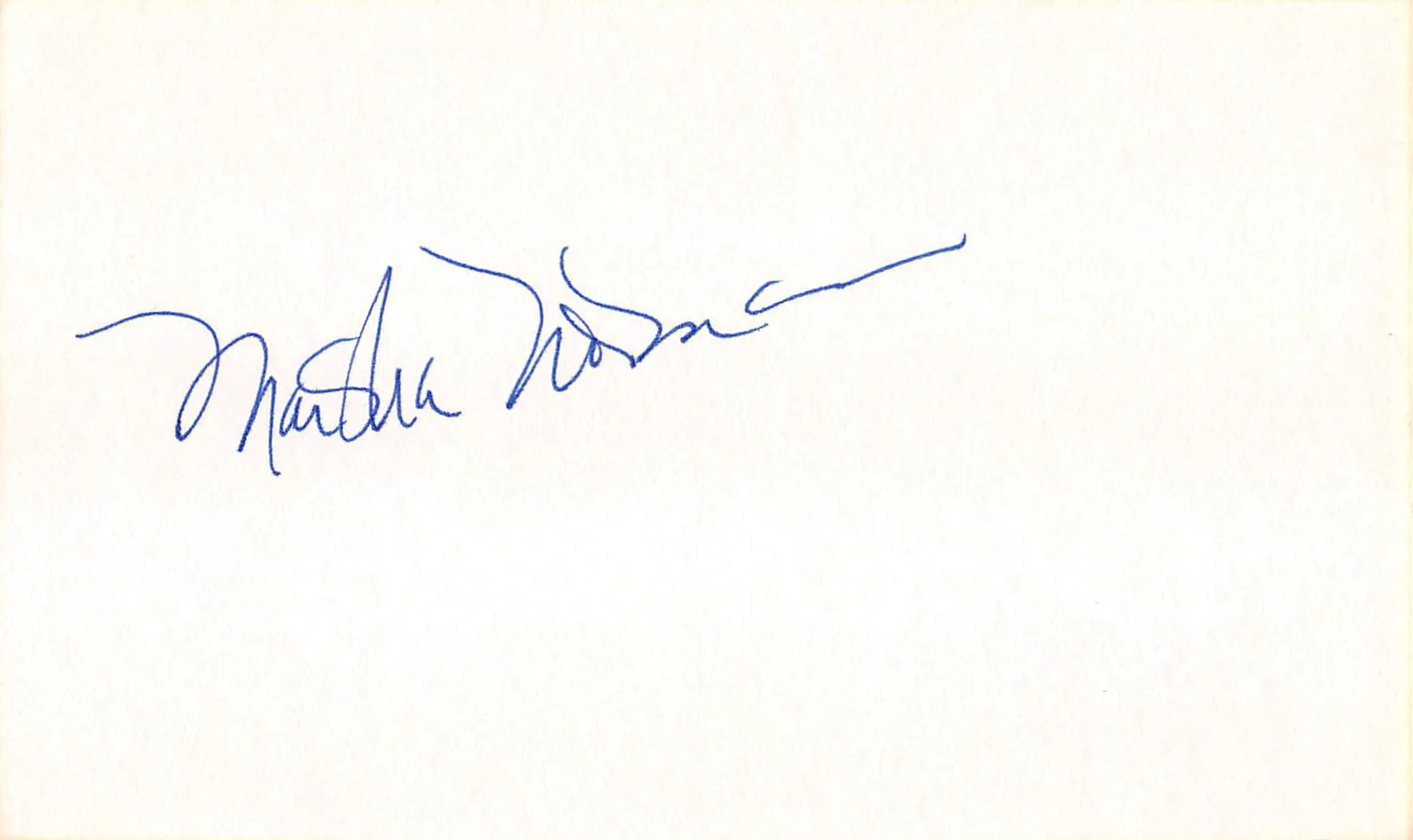 Marsha Norman The Secret Garden Authentic Signed 3x5 Index Card BAS #BL96249