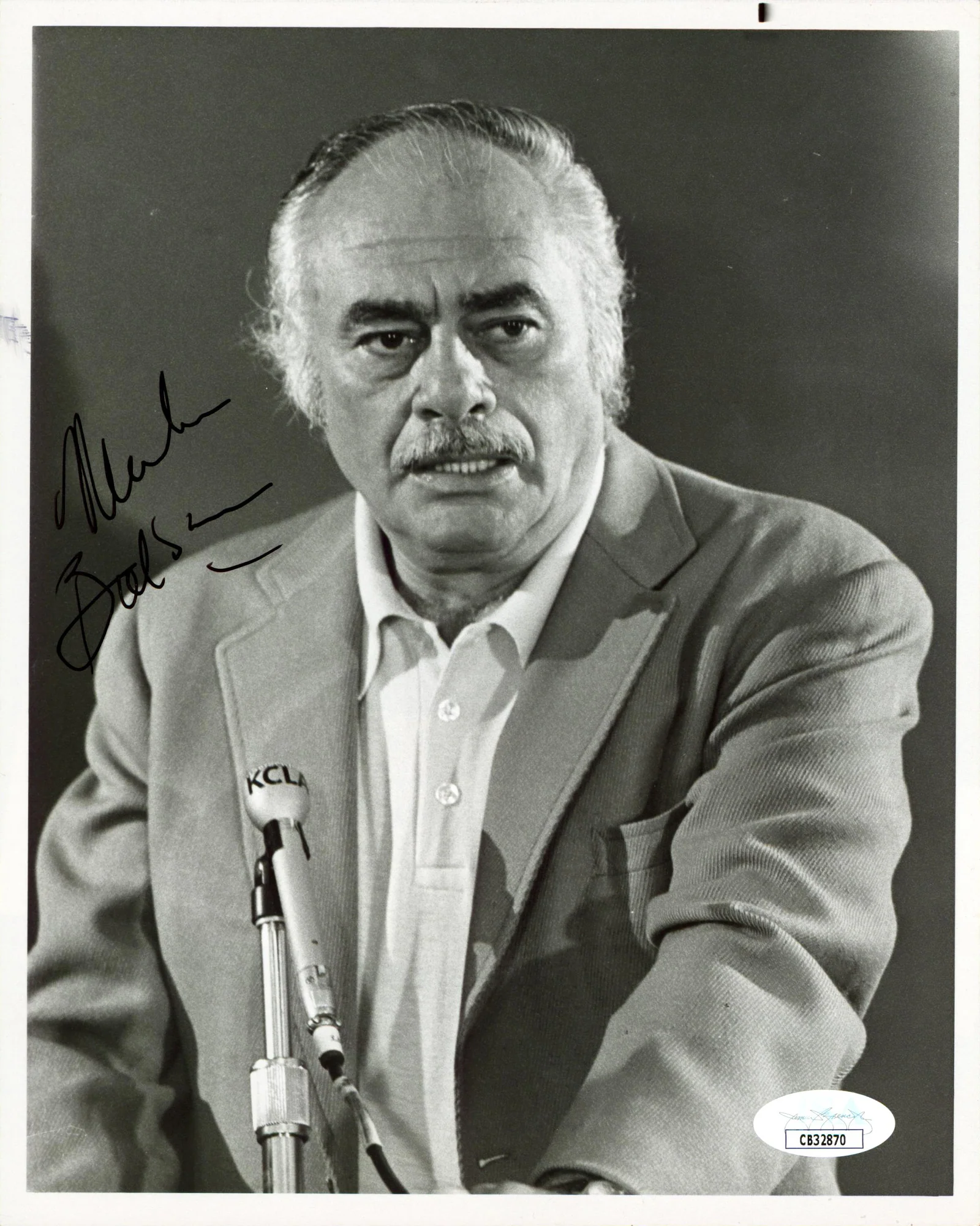 Martin Balsam Psycho Authentic Signed Vertical 7x9 Photo JSA #CB32870 - Image 2