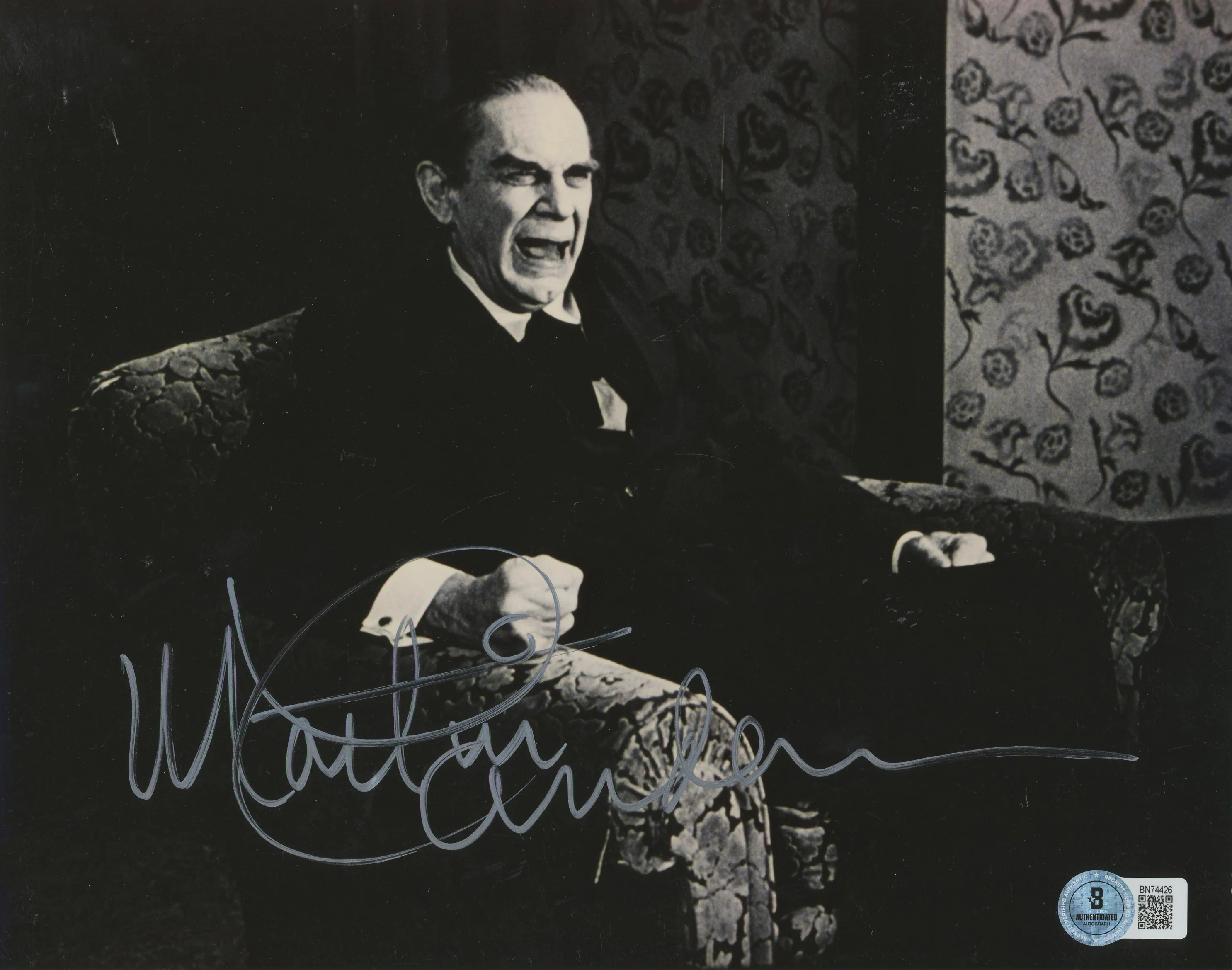 Martin Landau Ed Wood Authentic Signed 8x10 Photo Autographed BAS #BN74426 - Image 2