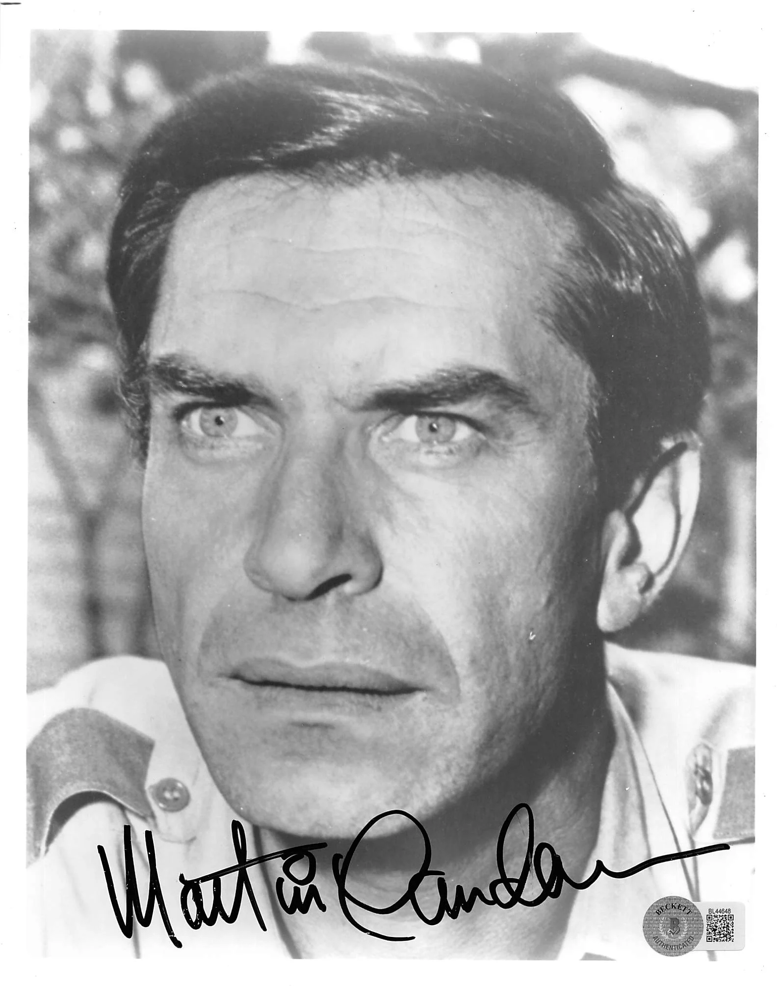 Martin Landau Mission: Impossible Authentic Signed 8x10 Photo BAS #BL44648 - Image 2