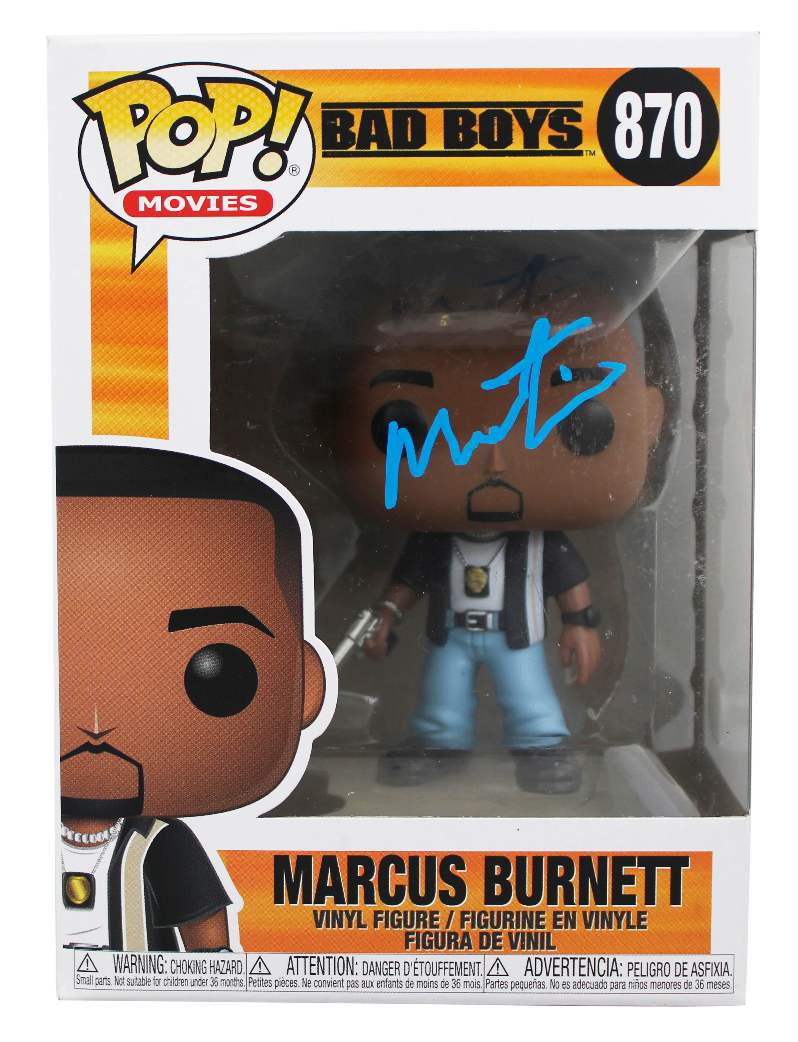 Martin Lawrence Signed Marcus Burnett #870 Funko Pop Vinyl Figure JSA #AQ84980 - Image 2