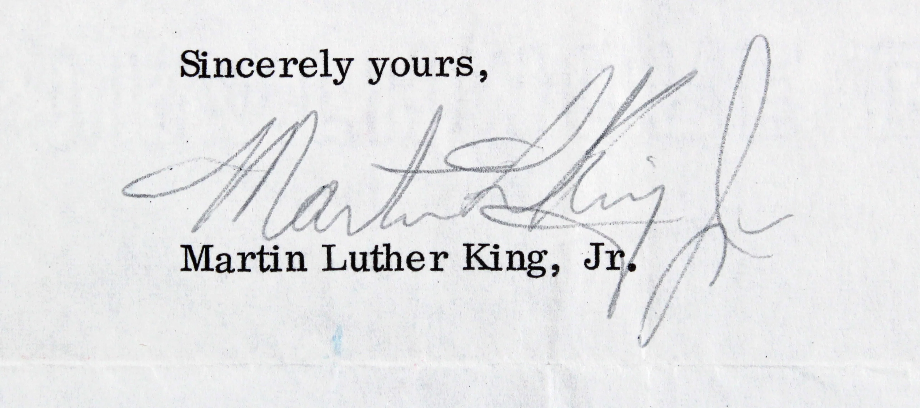 Martin Luther King Jr. Signed 8.5x11 1966 Letter On SCLC Letterhead BAS #AA03721 - Image 3