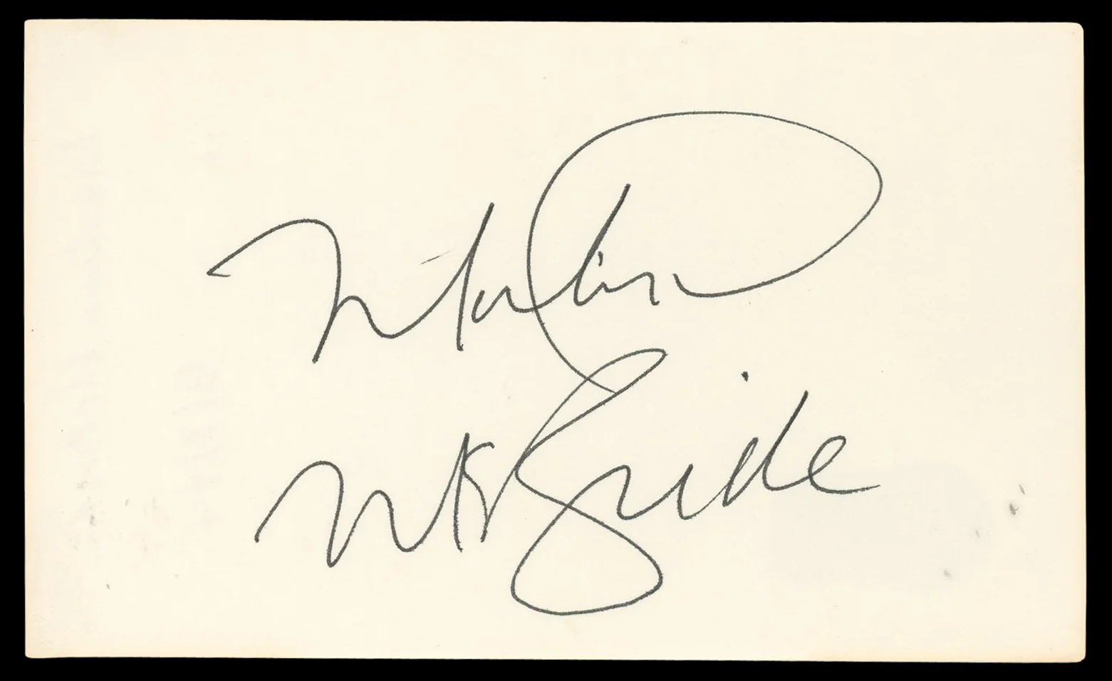 Martina McBride Musician Authentic Signed 3x5 Index Card BAS #BN06518 - Image 2