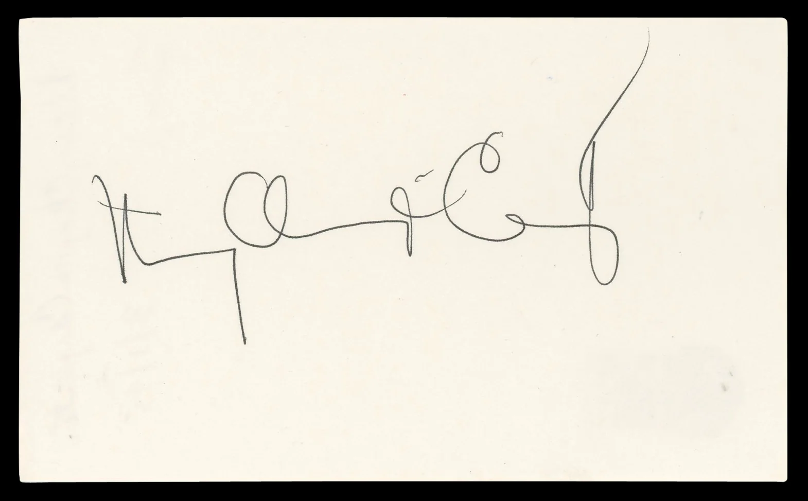 Mary Chapin Carpenter Musician Authentic Signed 3x5 Index Card BAS #BN06392