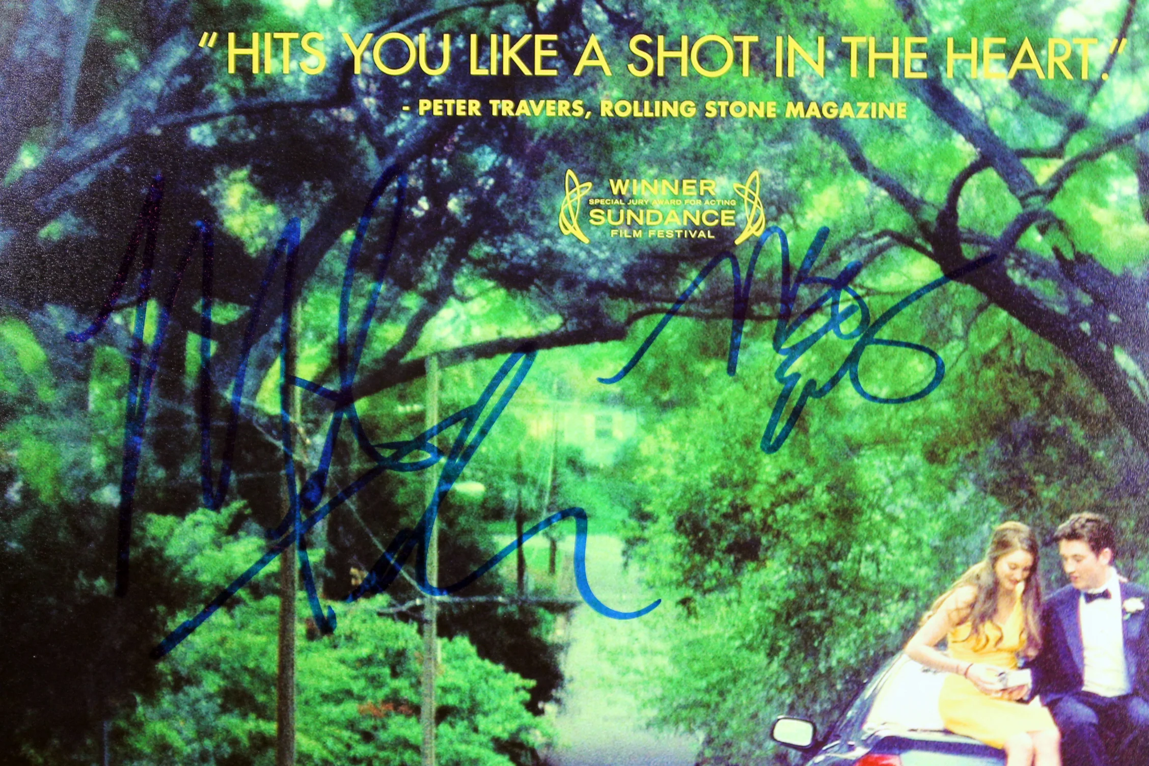 Mary Elizabeth Winstead & Miles Teller Authentic Signed 12x18 Photo BAS #B00989 - Image 2