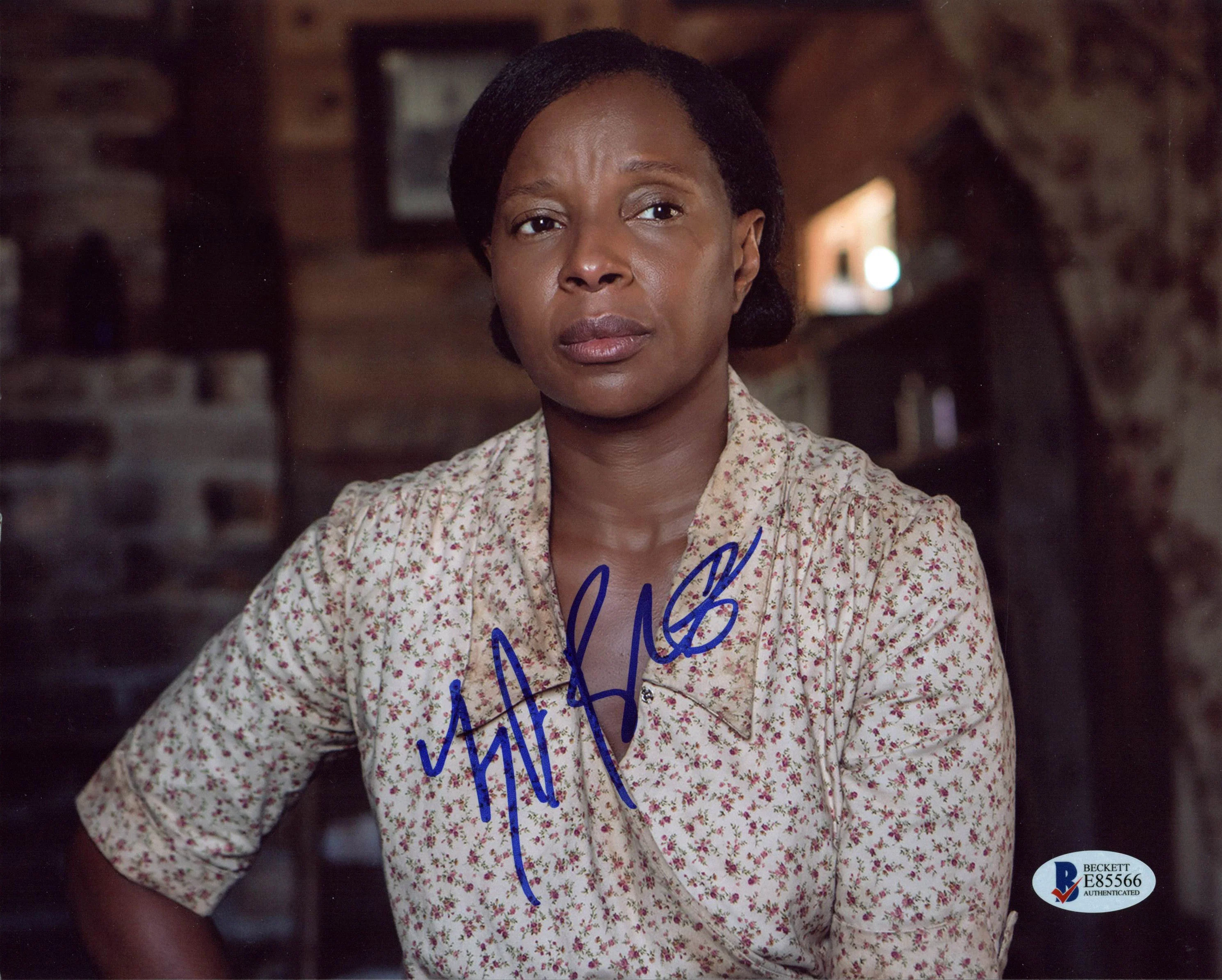 Mary J. Blige Mudbound Authentic Signed 8x10 Photo Autographed BAS #E85566 - Image 2