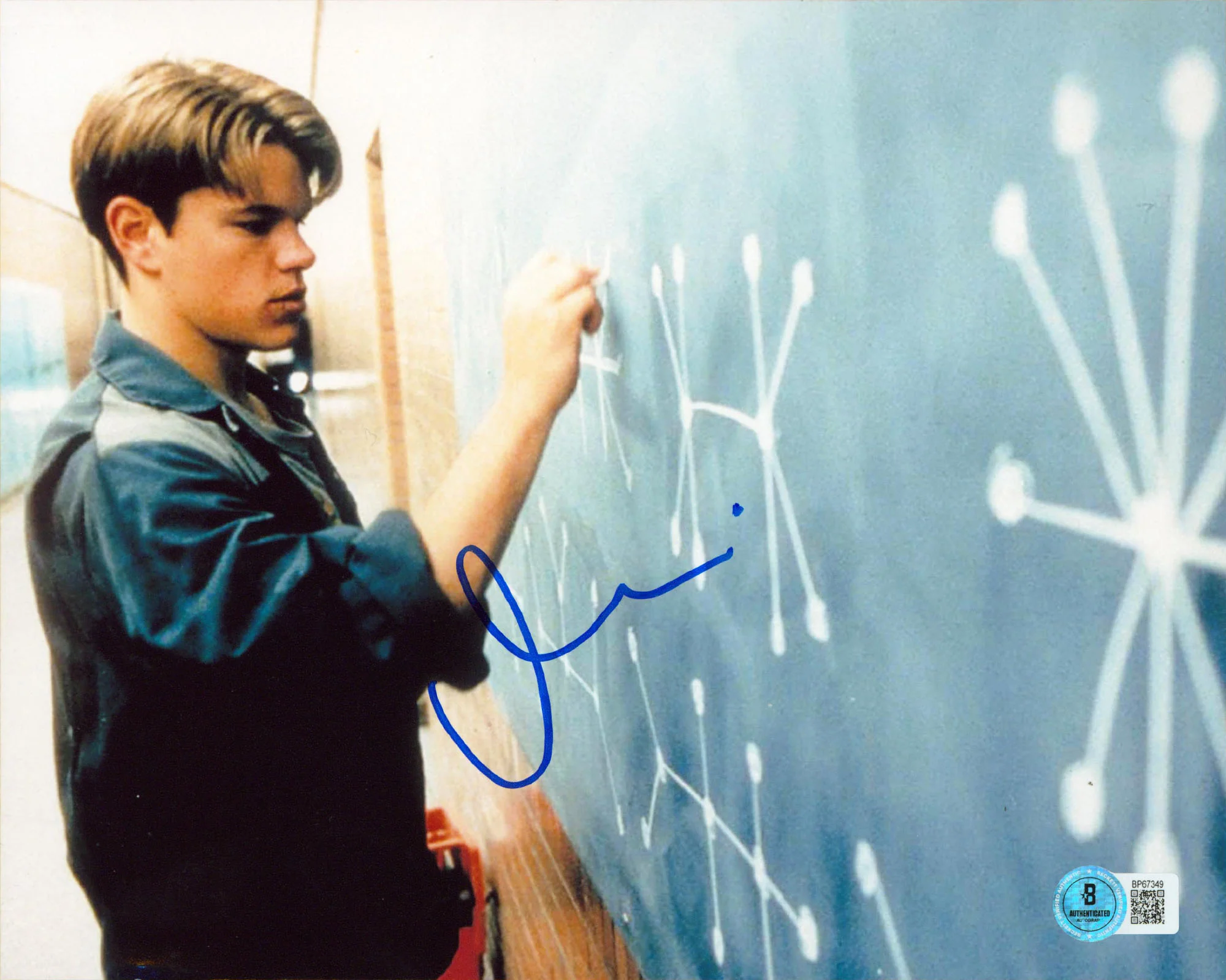 Matt Damon Good Will Hunting Authentic Signed 8x10 Horizontal Photo BAS #BP67349 - Image 2