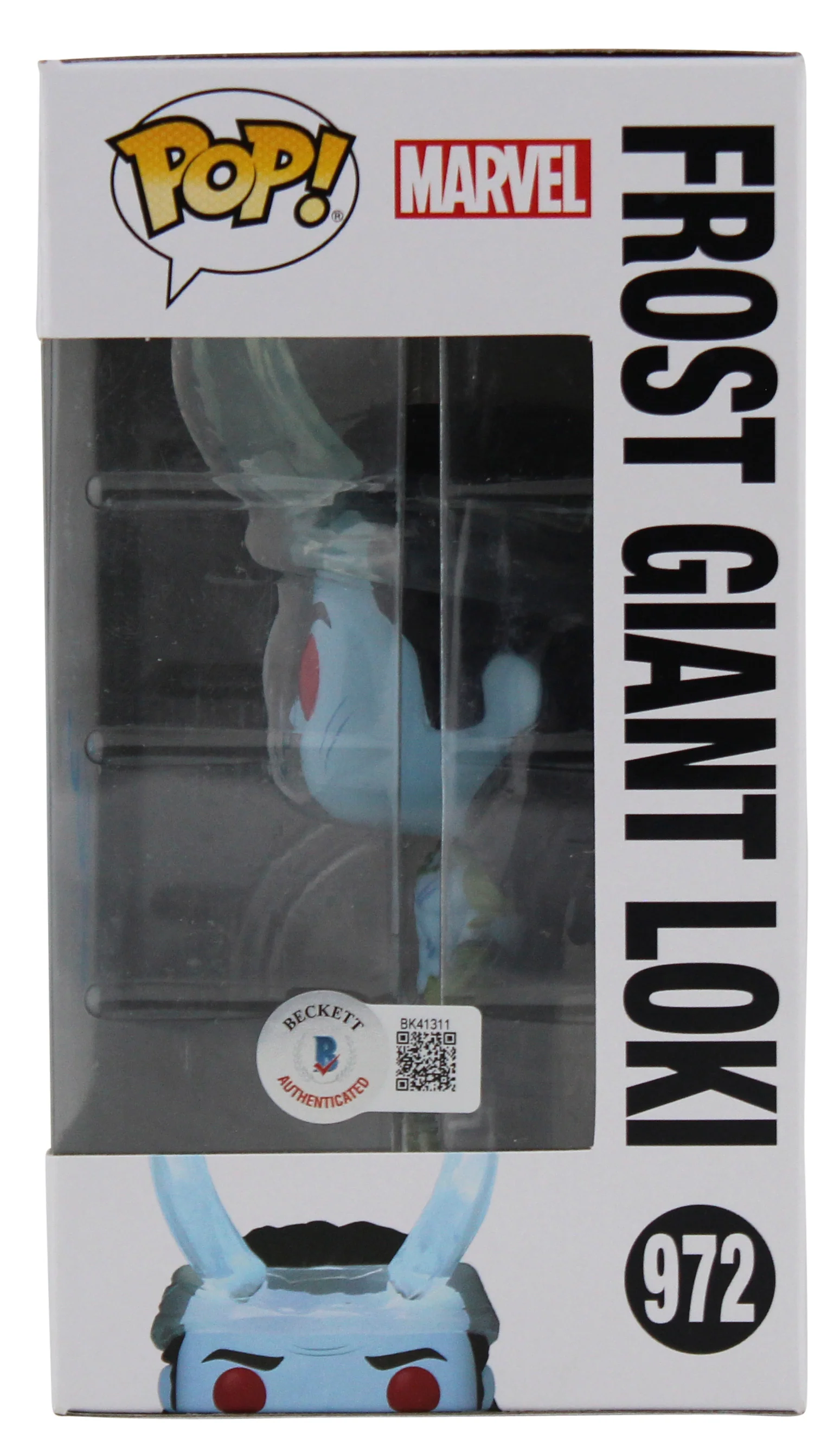 Matt Damon Marvel Frost Giant Loki #972 Funko Pop Vinyl Figure BAS #BK41311 - Image 6