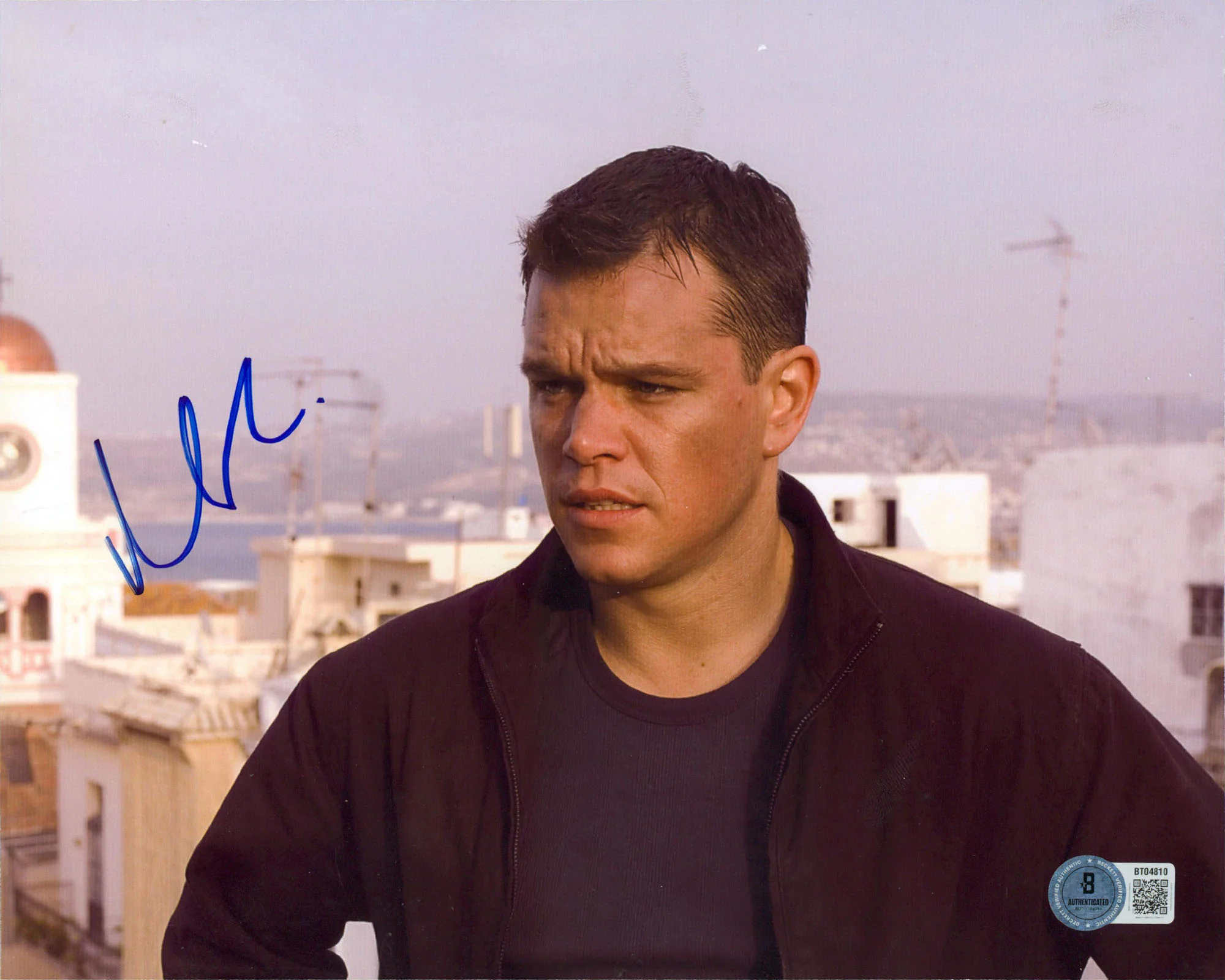 Matt Damon The Bourne Ultimatum Authentic Signed 8x10 Photo BAS #BT04810 - Image 2