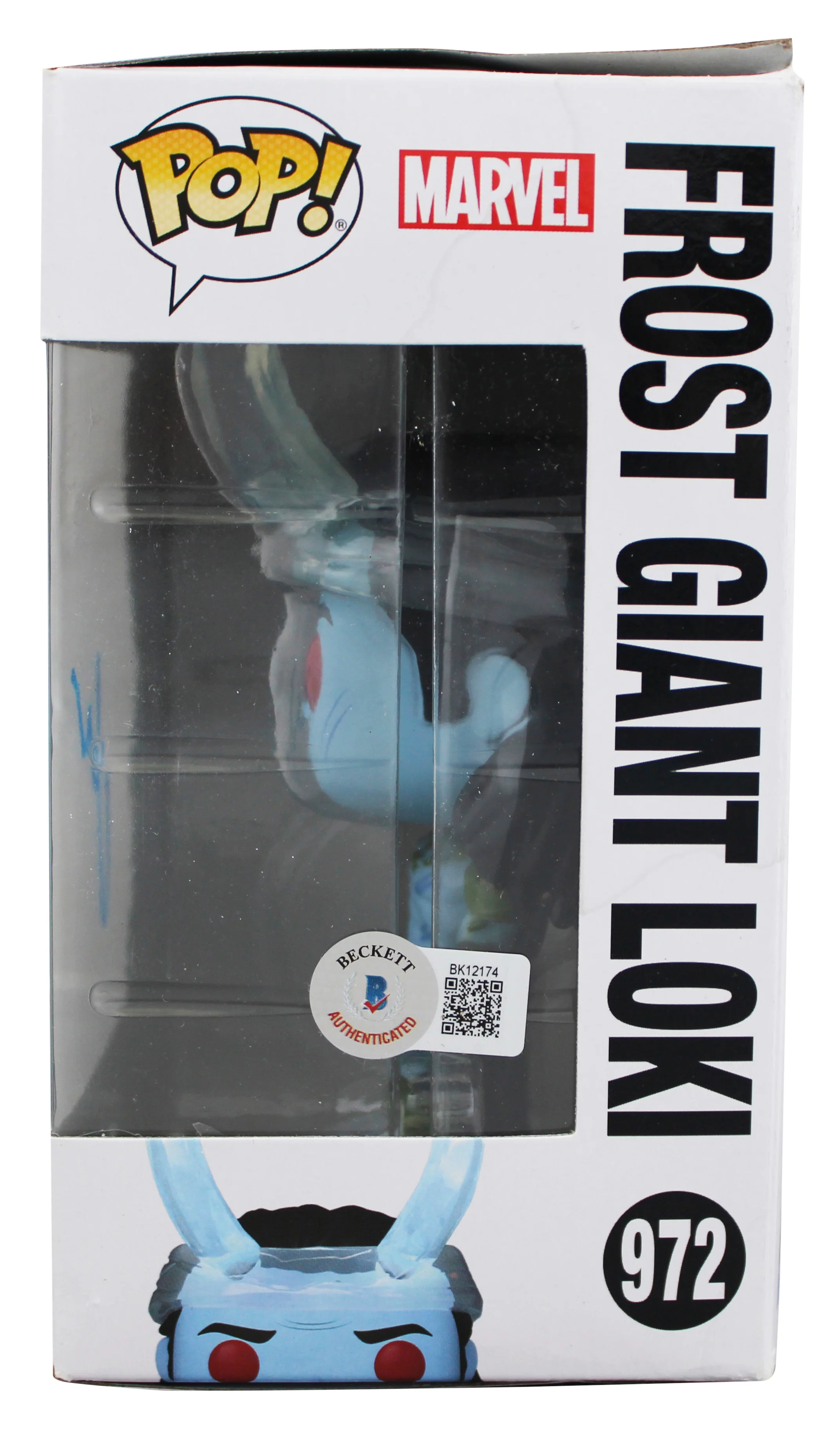 Matt Damon Thor Ragnarok Signed Loki #972 Funko Pop Vinyl Figure BAS #BK12174 - Image 4