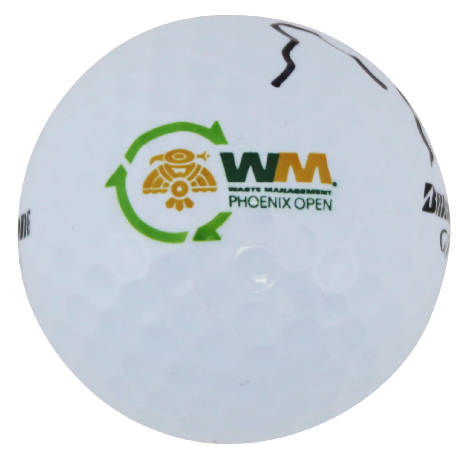 Matt Kuchar Signed Waste Management Open Logo Bridgestone Golf Ball BAS #AC33585 - Image 3