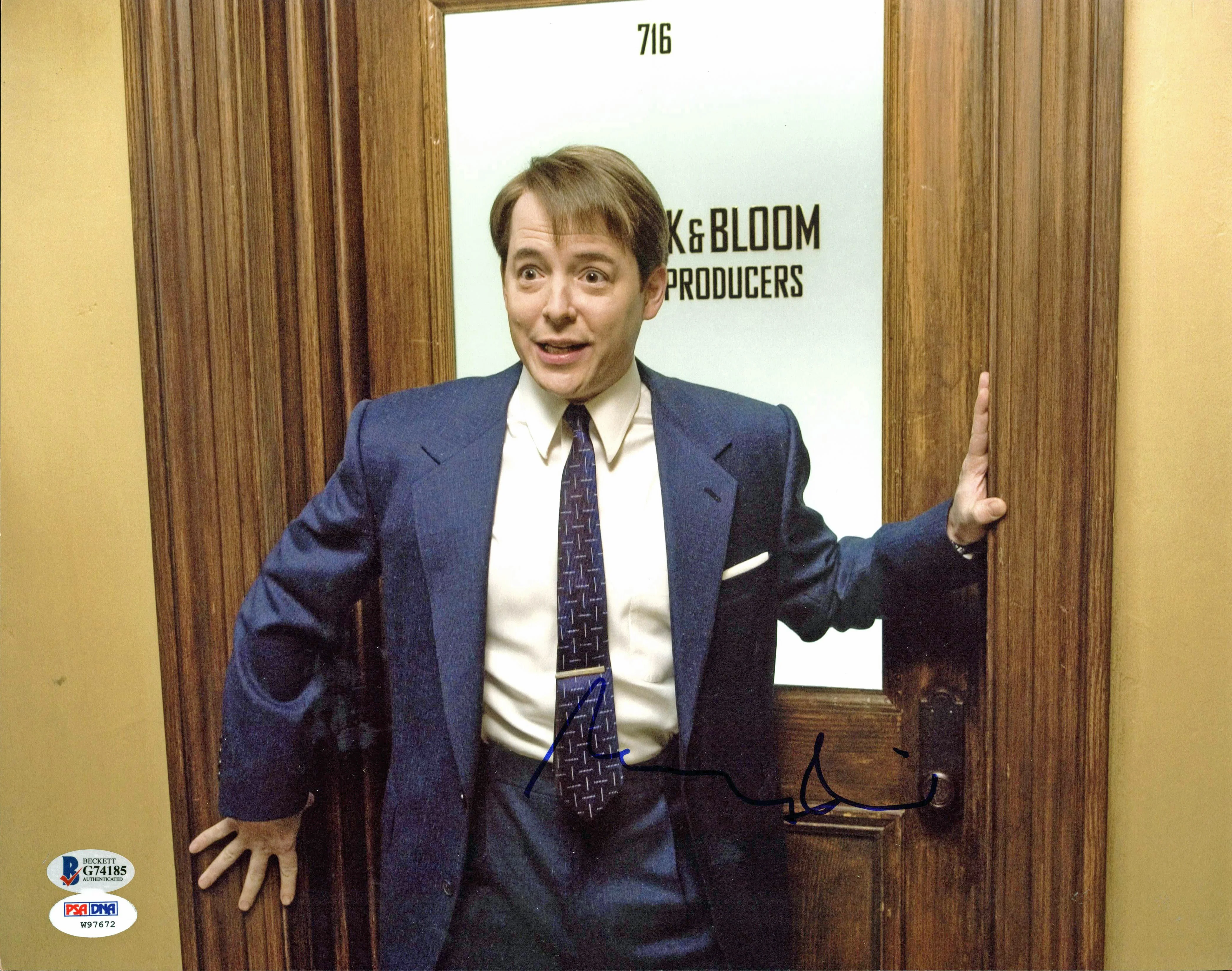 Matthew Broderick The Producers Authentic Signed 11x14 Photo BAS #G74185