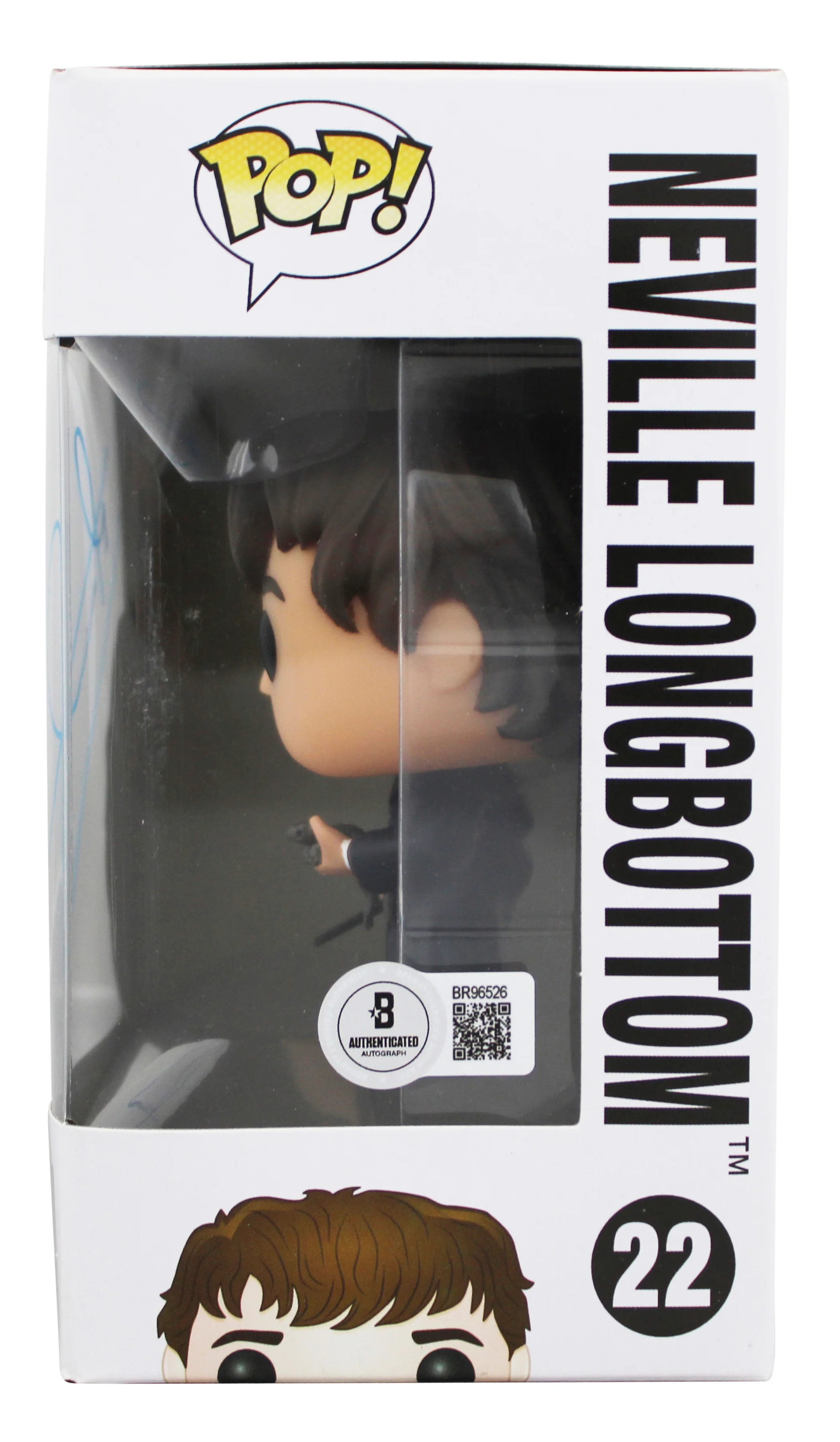 Matthew Lewis Harry Potter Signed Neville Longbottom #22 Funko Pop Figure BAS - Image 4