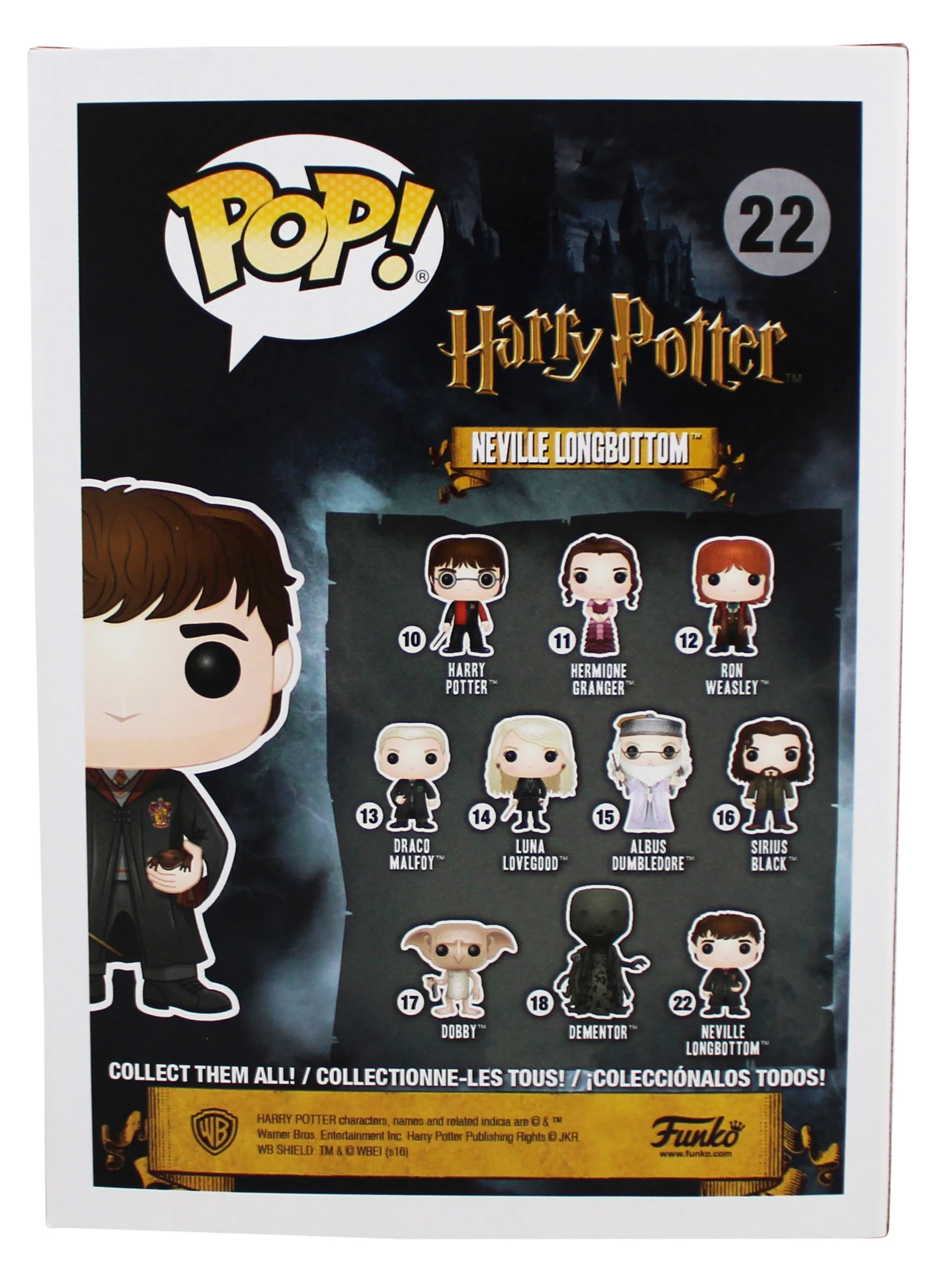 Matthew Lewis Harry Potter Signed Neville Longbottom #22 Funko Pop Figure JSA - Image 5
