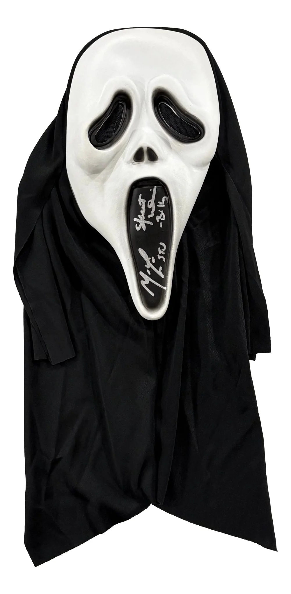 Matthew Lillard Skeet Ulrich Signed Scream Ghostface Mask JSA QR