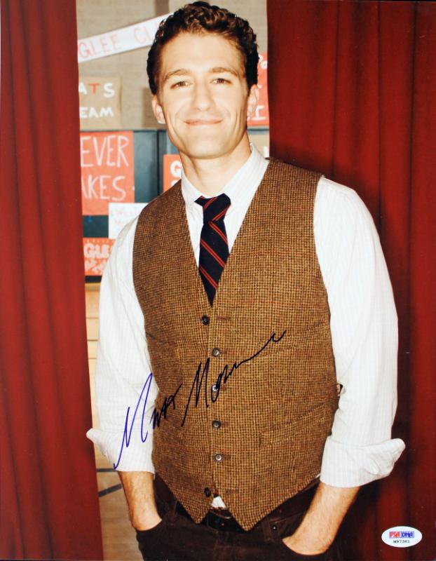 Matthew Morrison Glee Signed Authentic 11X14 Photo Autographed PSA/DNA #M97361