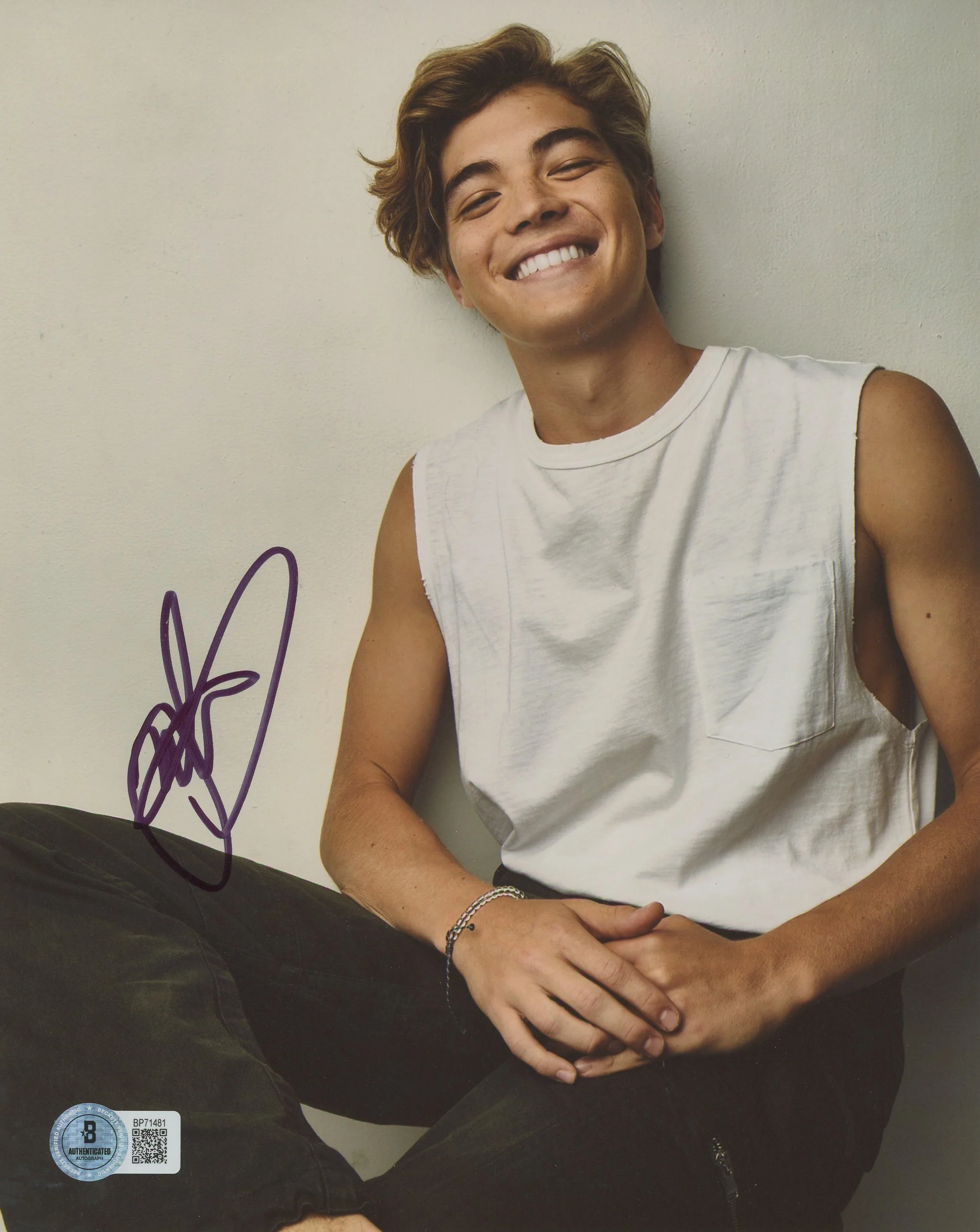 Matthew Sato Doogie Kamealoha, M.D. Authentic Signed 8x10 Photo BAS #BP71481
