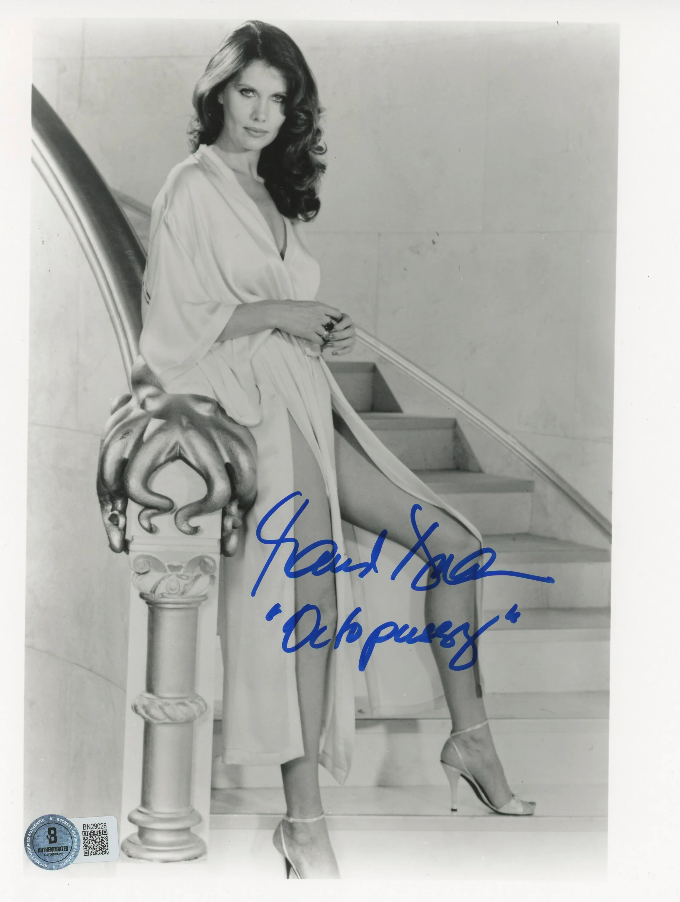 Maud Adams Octopussy "Octopussy" Authentic Signed 8x10 Photo BAS #BN29028 - Image 2