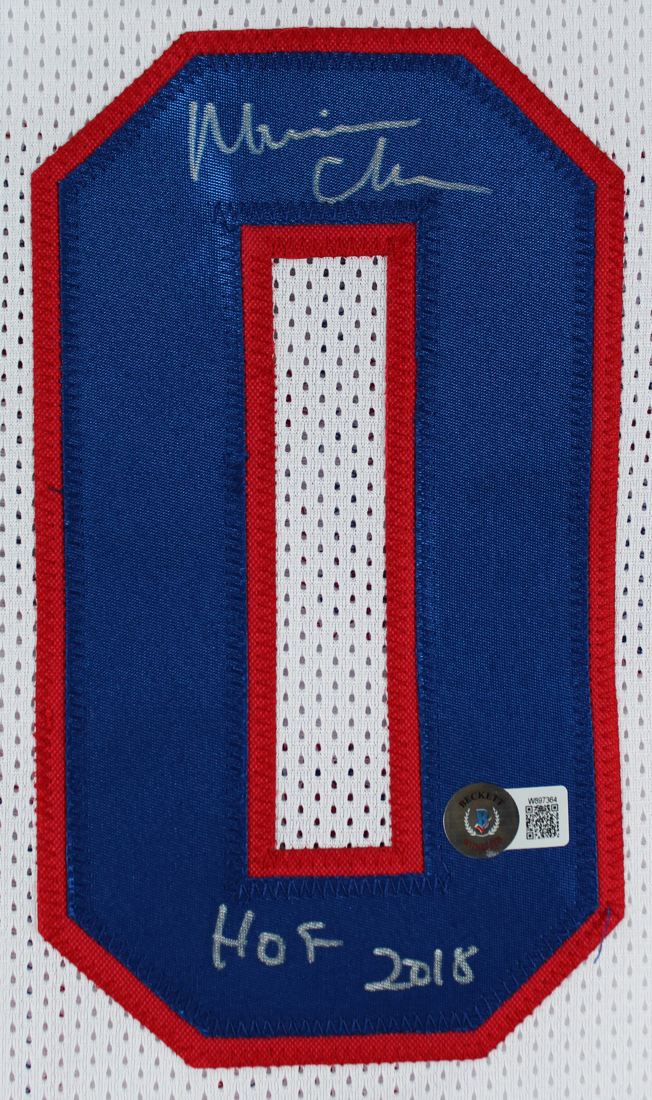 Maurice Cheeks "HOF 2018" Authentic Signed White Pro Style Jersey BAS Witnessed - Image 3