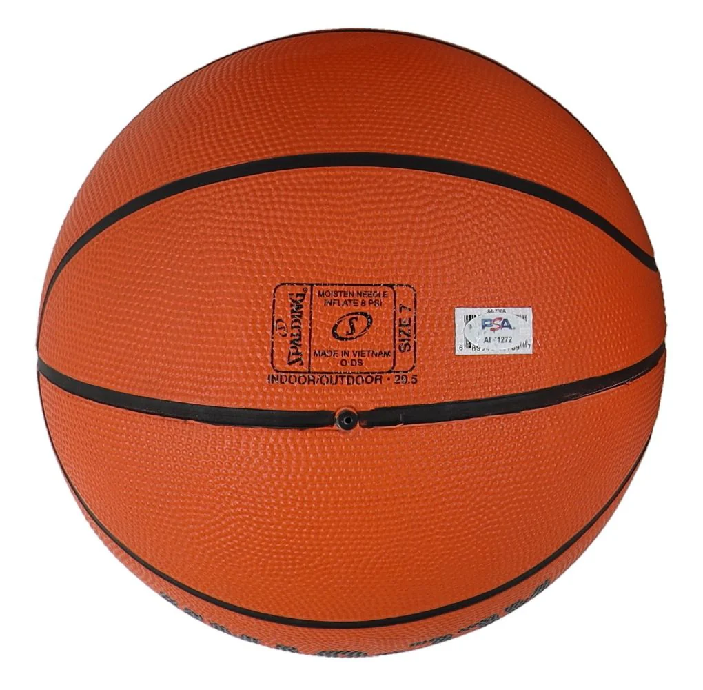Maurice Cheeks Philadelphia 76ers Signed NBA Spalding I/O Basketball PSA/DNA - Image 2