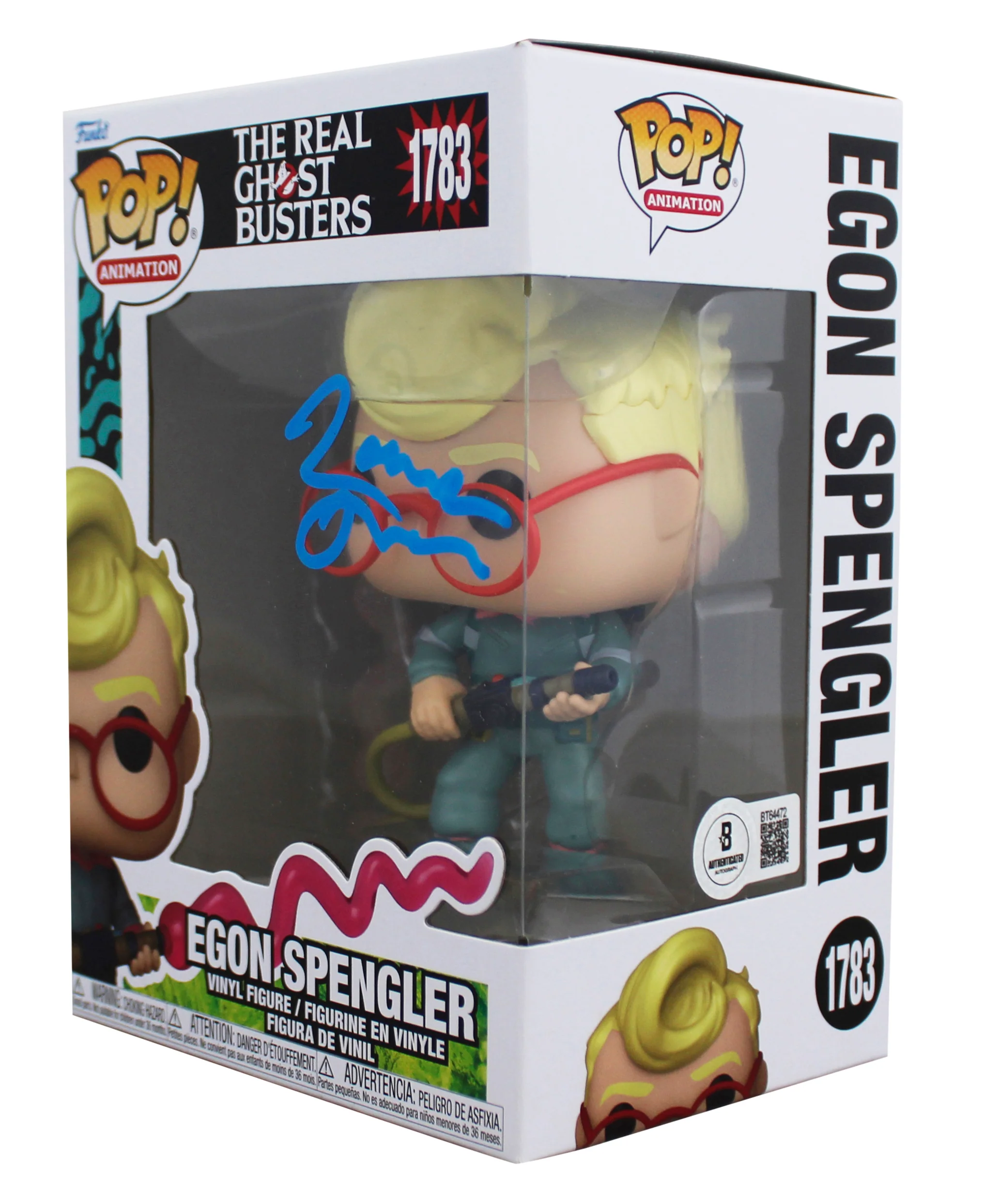 Maurice LaMarche Ghostbusters Signed Egon #1783 Funko Pop Figure BAS #BT64472 - Image 3