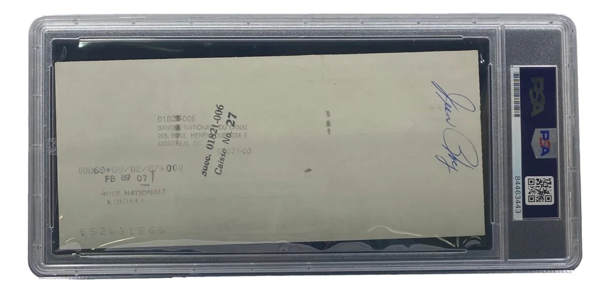 Maurice Richard Signed Montreal Canadiens Bank Check #41 PSA/DNA - Image 2
