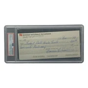 Maurice Richard Signed Montreal Canadiens Bank Check #89 PSA/DNA - Image 3