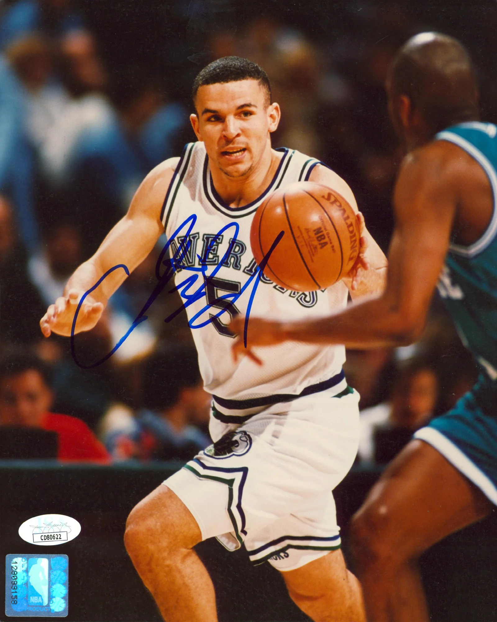 Mavericks Jason Kidd Authentic Signed 8x10 Vertical Photo JSA #CD80622