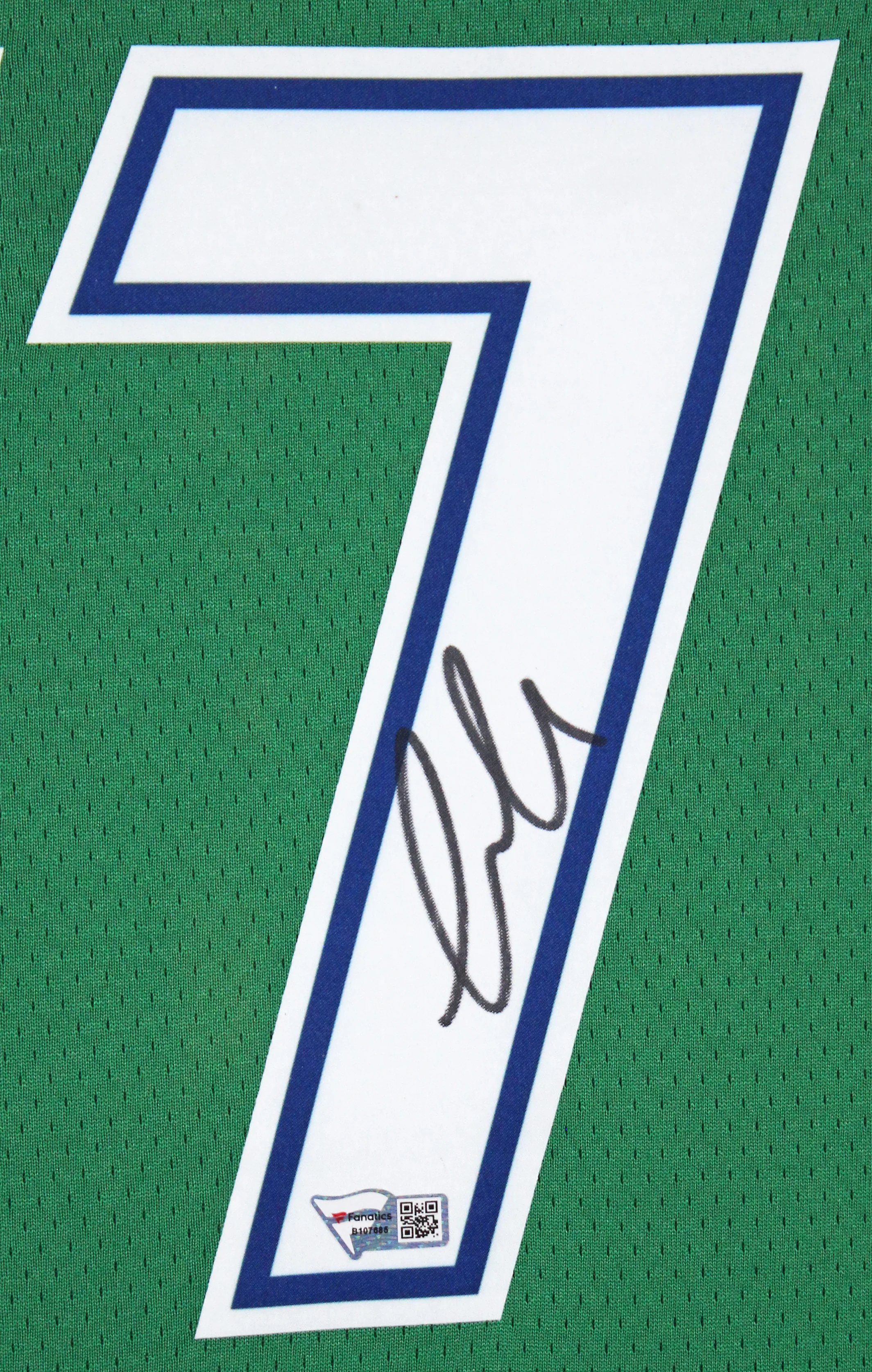 Mavericks Luka Doncic Signed Green Nike Swingman Framed Jersey Fanatics #B107685 - Image 3