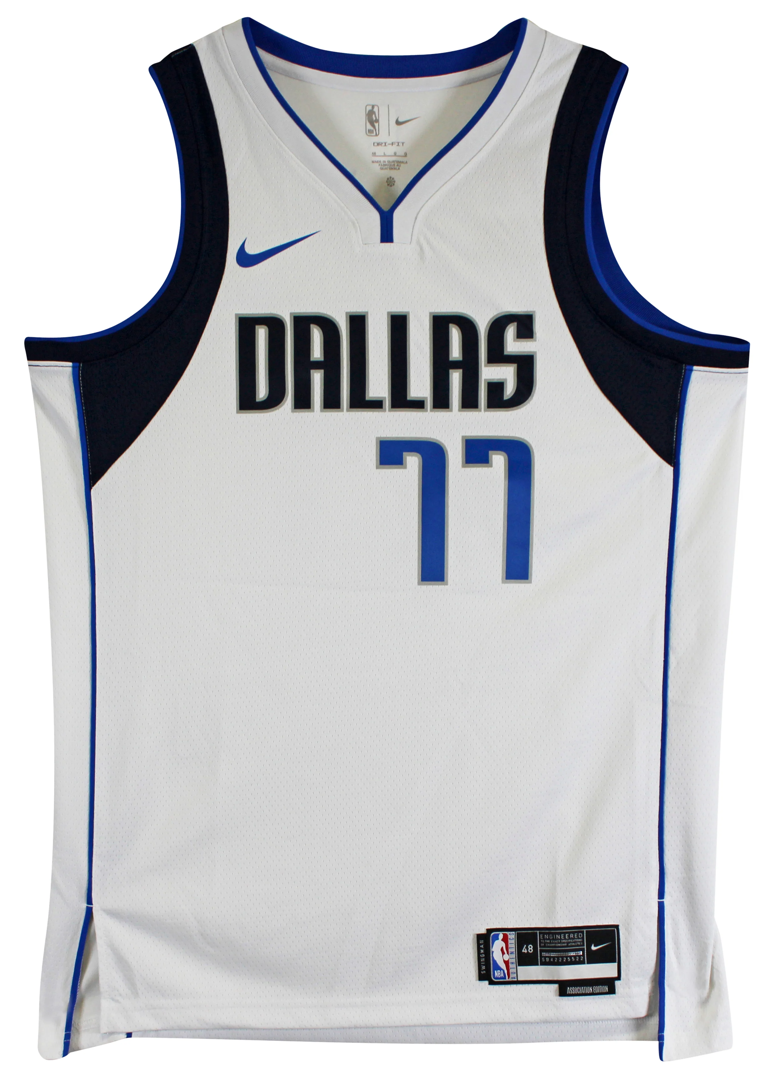 Mavericks Luka Doncic Signed White Nike Assoc. Edition Jersey Fanatics #A473486 - Image 5