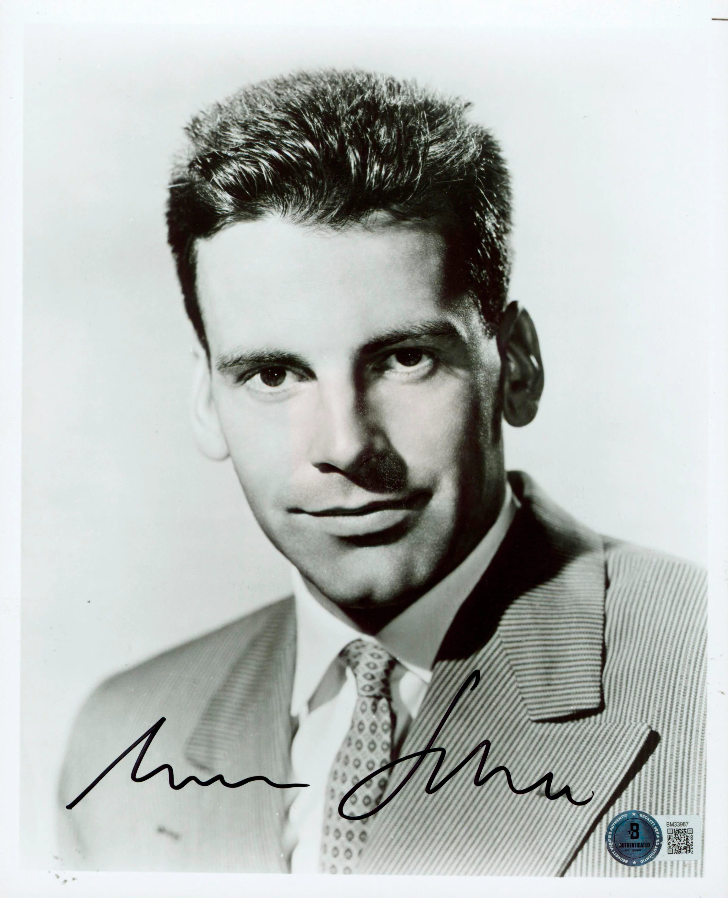 Maximilian Schell Judgment at Nuremberg Authentic Signed 8x10 Photo BAS #BM33987 - Image 2