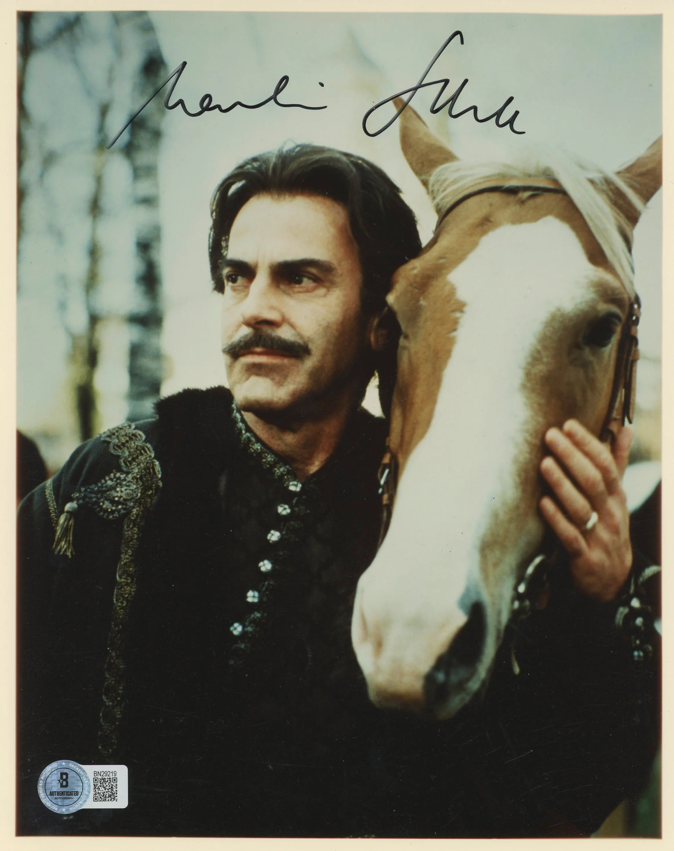 Maximilian Schell Peter the Great Authentic Signed 8x10 Photo BAS #BN29219 - Image 2