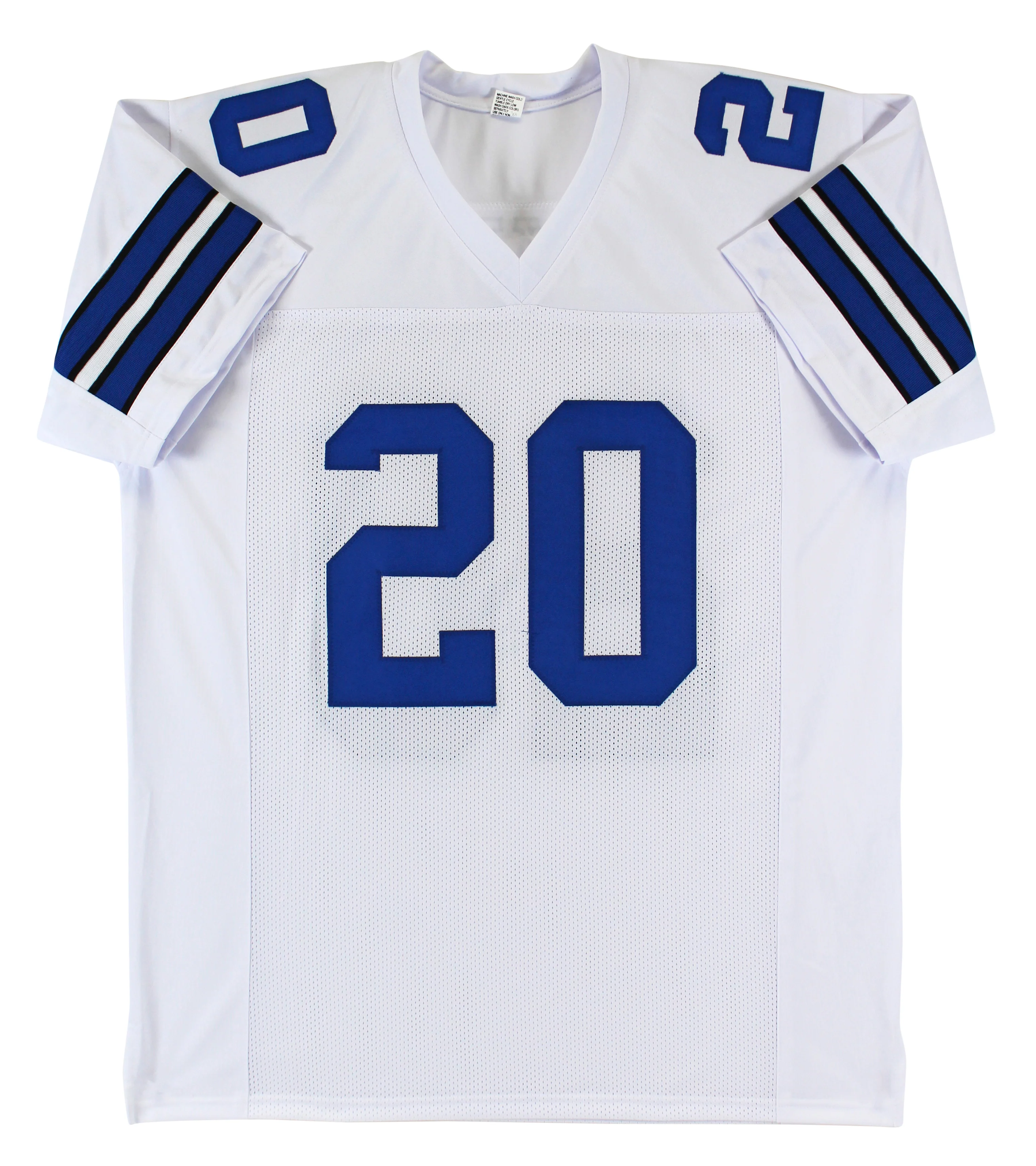 Mel Renfro "HOF 96" Authentic Signed White Pro Style Jersey BAS Witnessed - Image 4