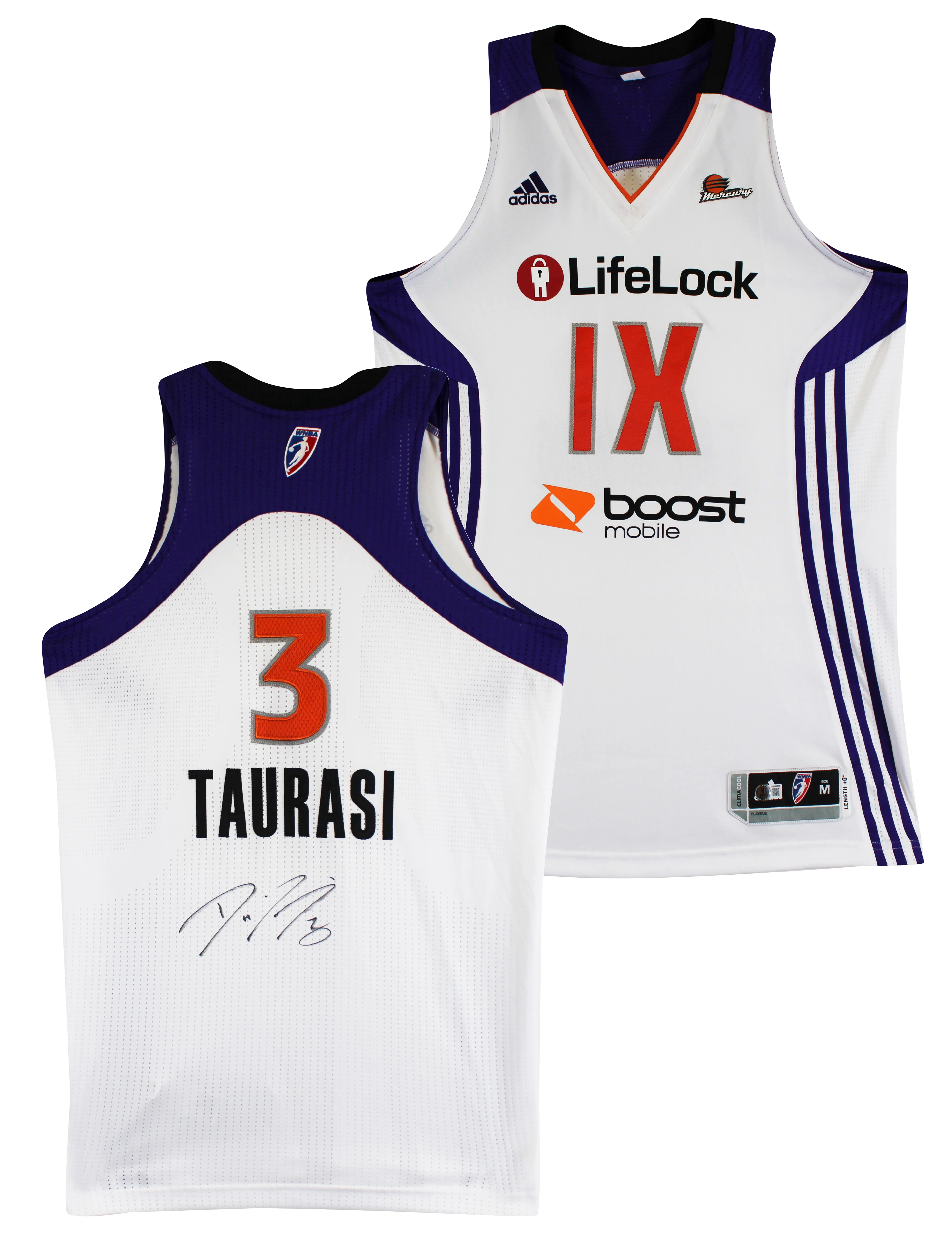 Mercury Diana Taurasi Signed Adidas Climacool Game Issued Jersey BAS W #3W366025 - Image 2