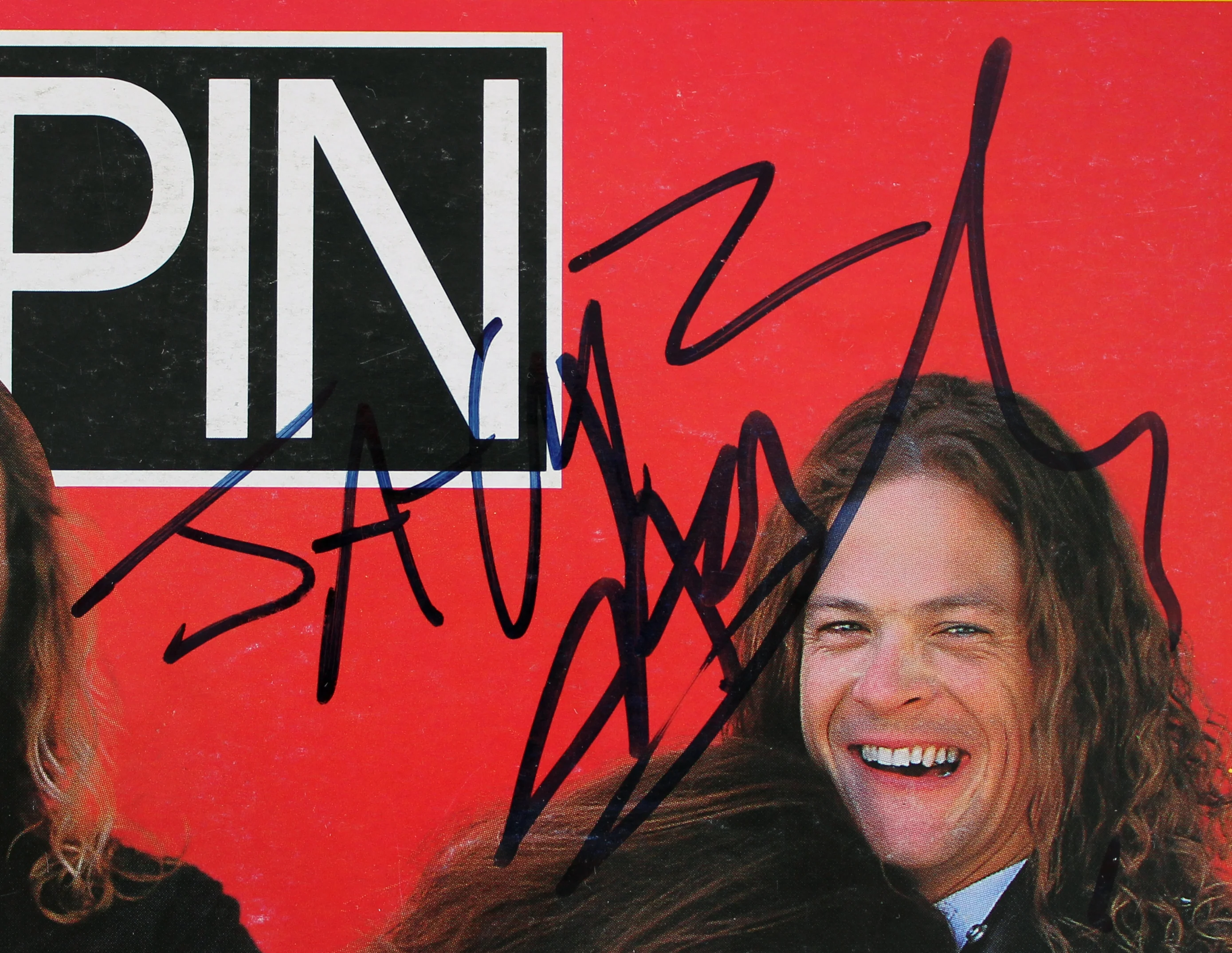 Metallica (3) Hetfield Ulrich & Newstead Signed Spin Magazine Cover BAS #AB76488 - Image 3