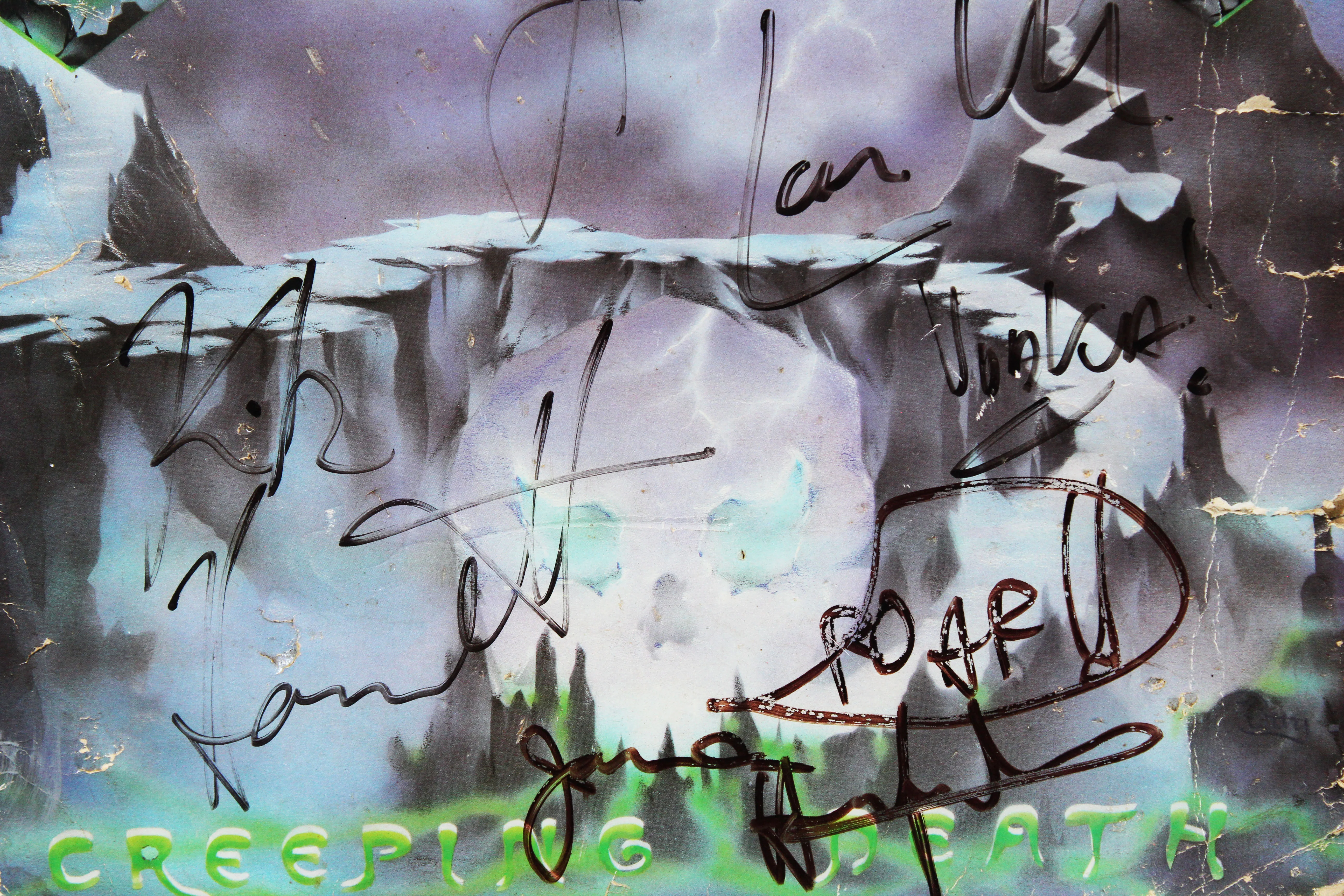 Metallica (4) Burton, Hetfield, Ulrich & Hammett Signed Album Cover BAS #AB91686 - Image 4