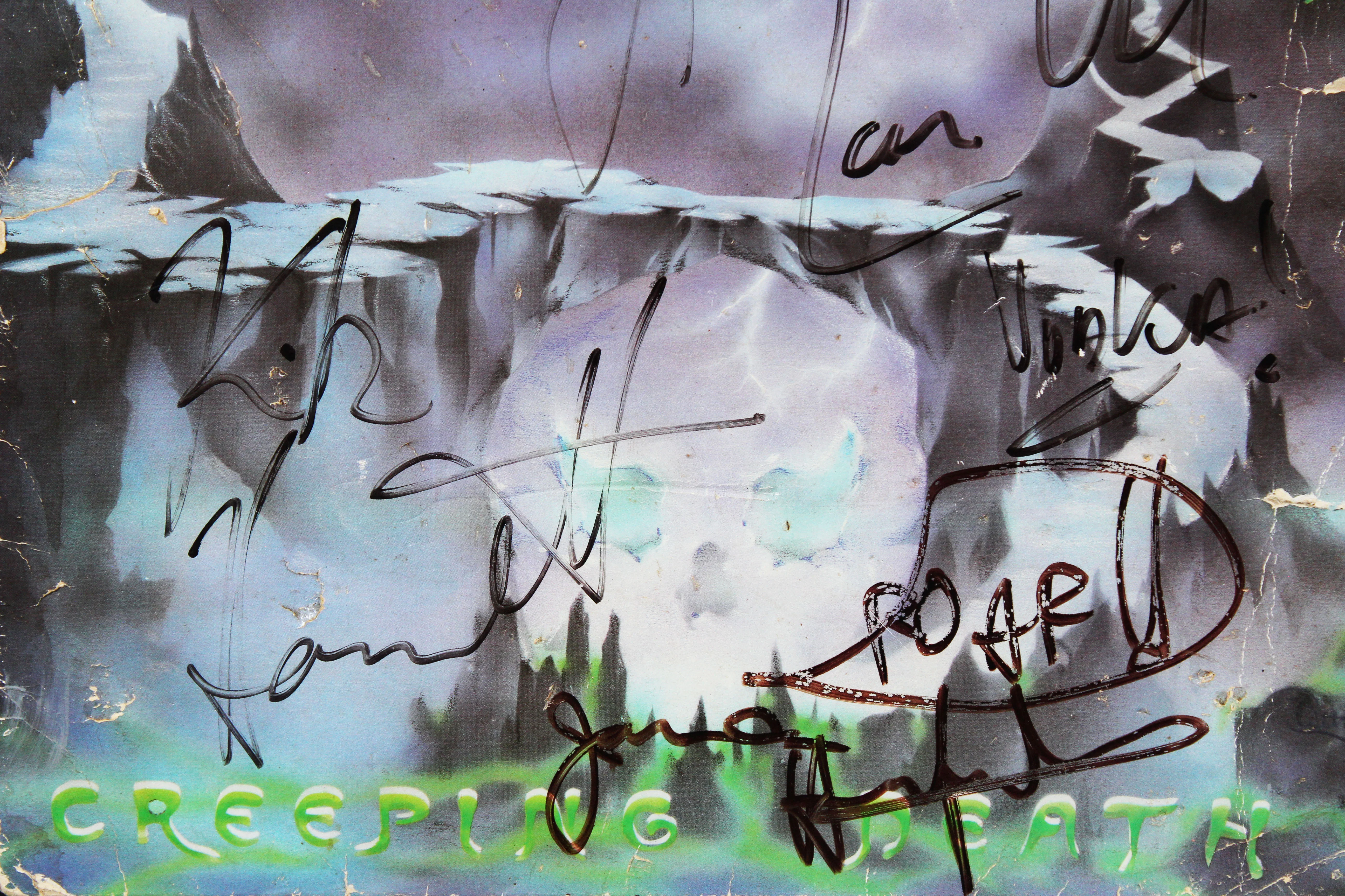 Metallica (4) Burton, Hetfield, Ulrich & Hammett Signed Album Cover BAS #AB91686 - Image 5