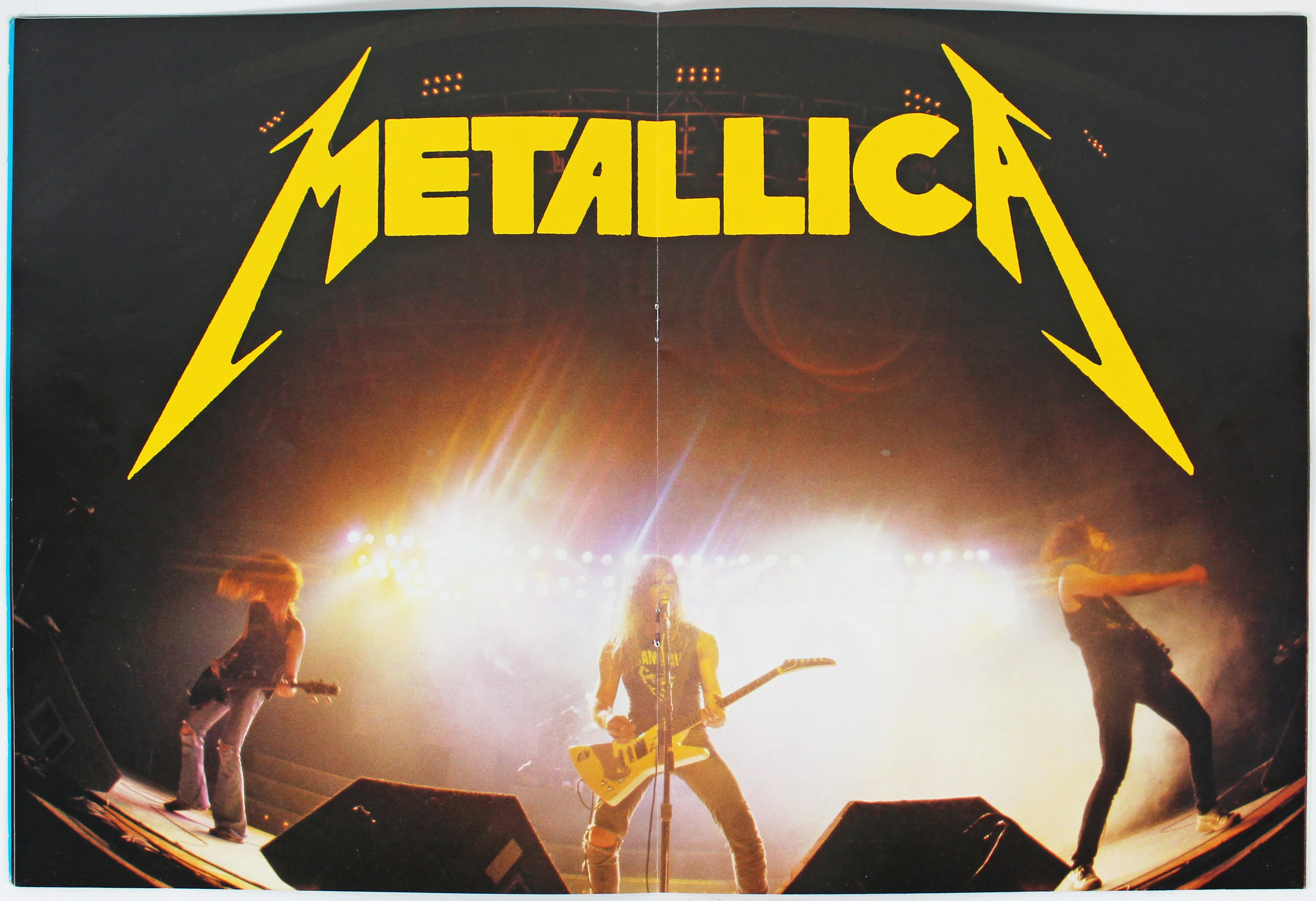 Metallica (4) Hetfield, Burton, Hammett & Ulrich Signed 1986 Tour Program BAS - Image 4