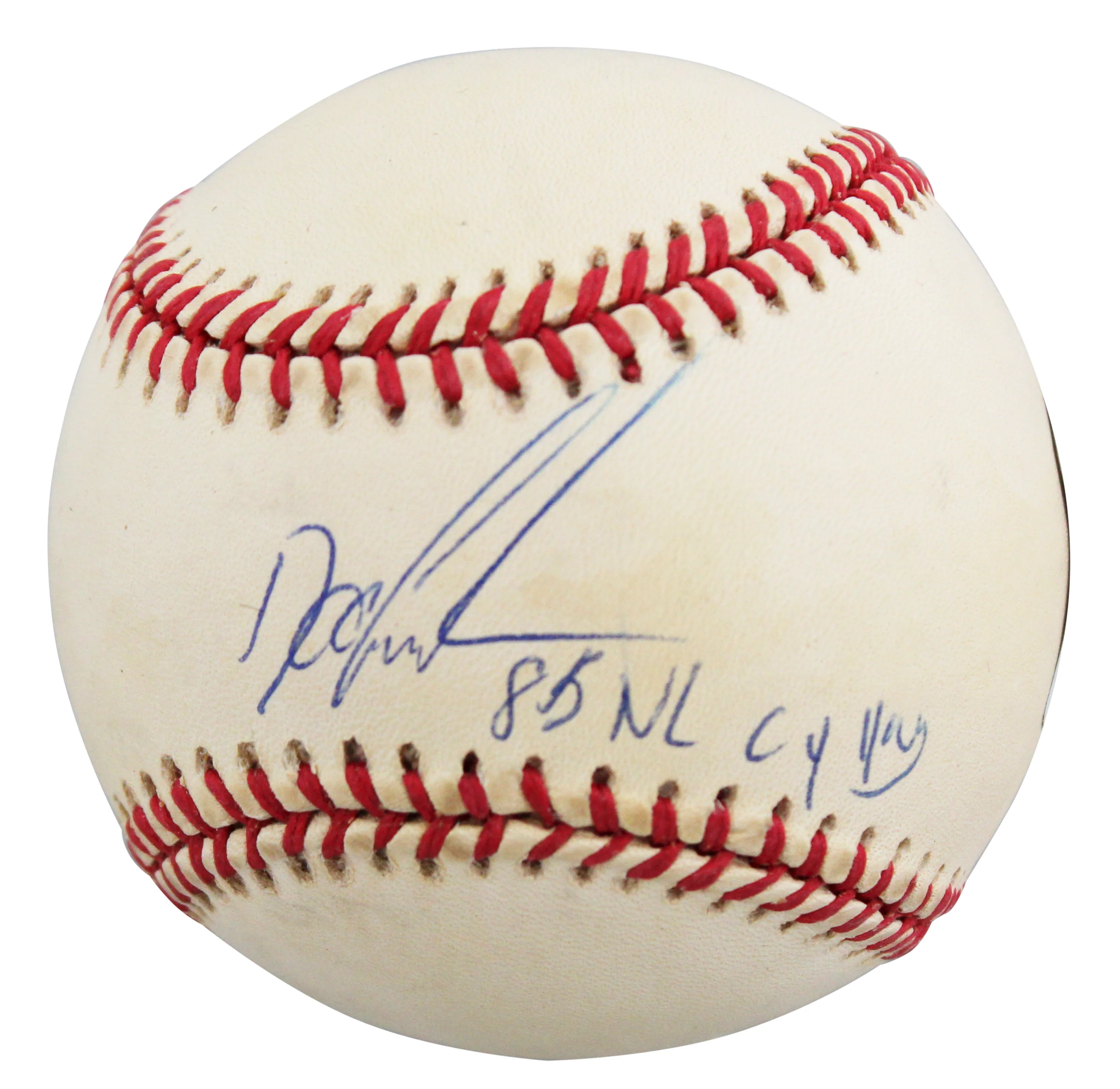 Mets Doc Gooden "85 NL CY Young" Signed Coleman ONL Baseball BAS #BV01111 - Image 3