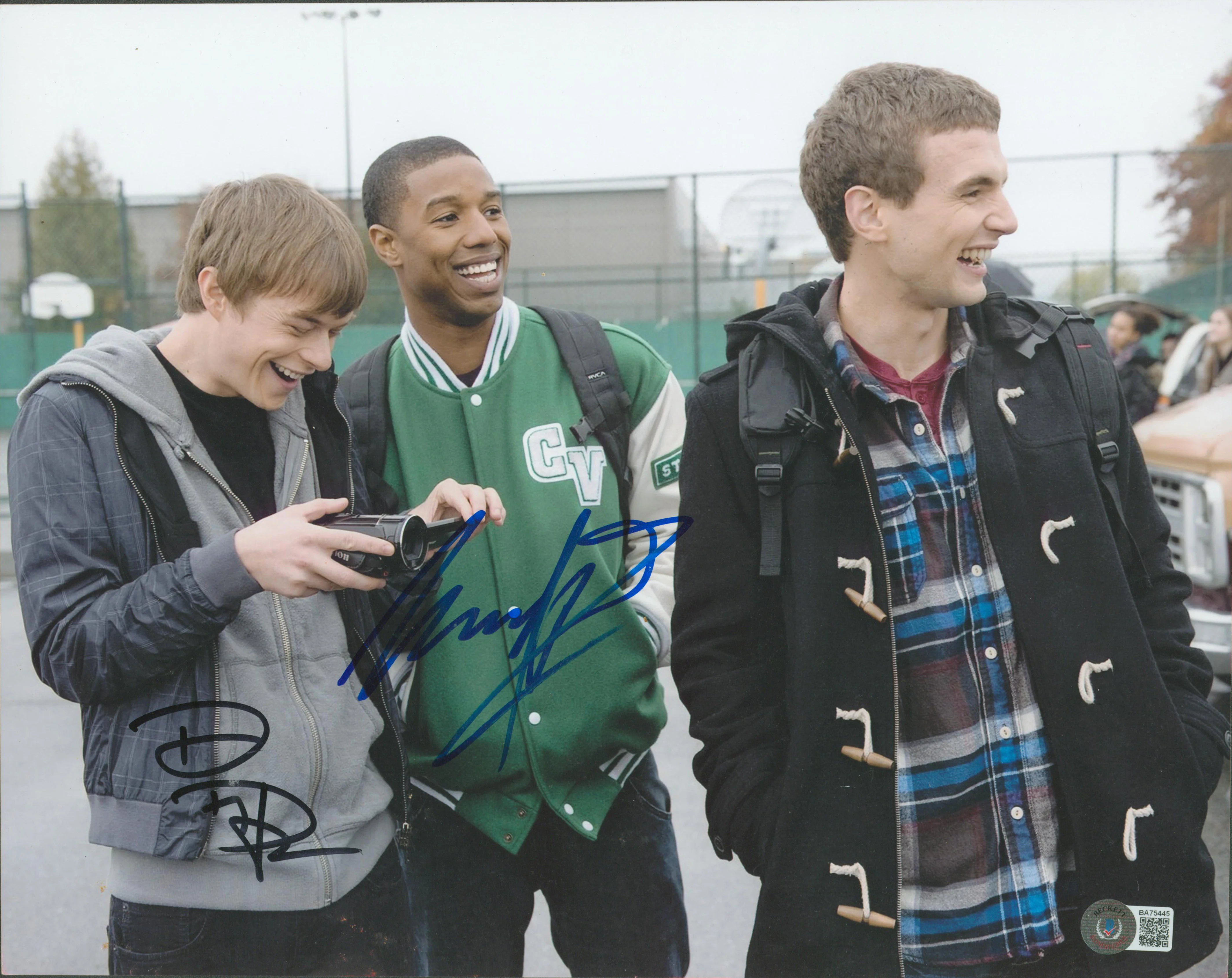 Michael B Jordan & Dane Dehaan Chronicle Signed 8x10 Photo BAS #BA75445 - Image 2