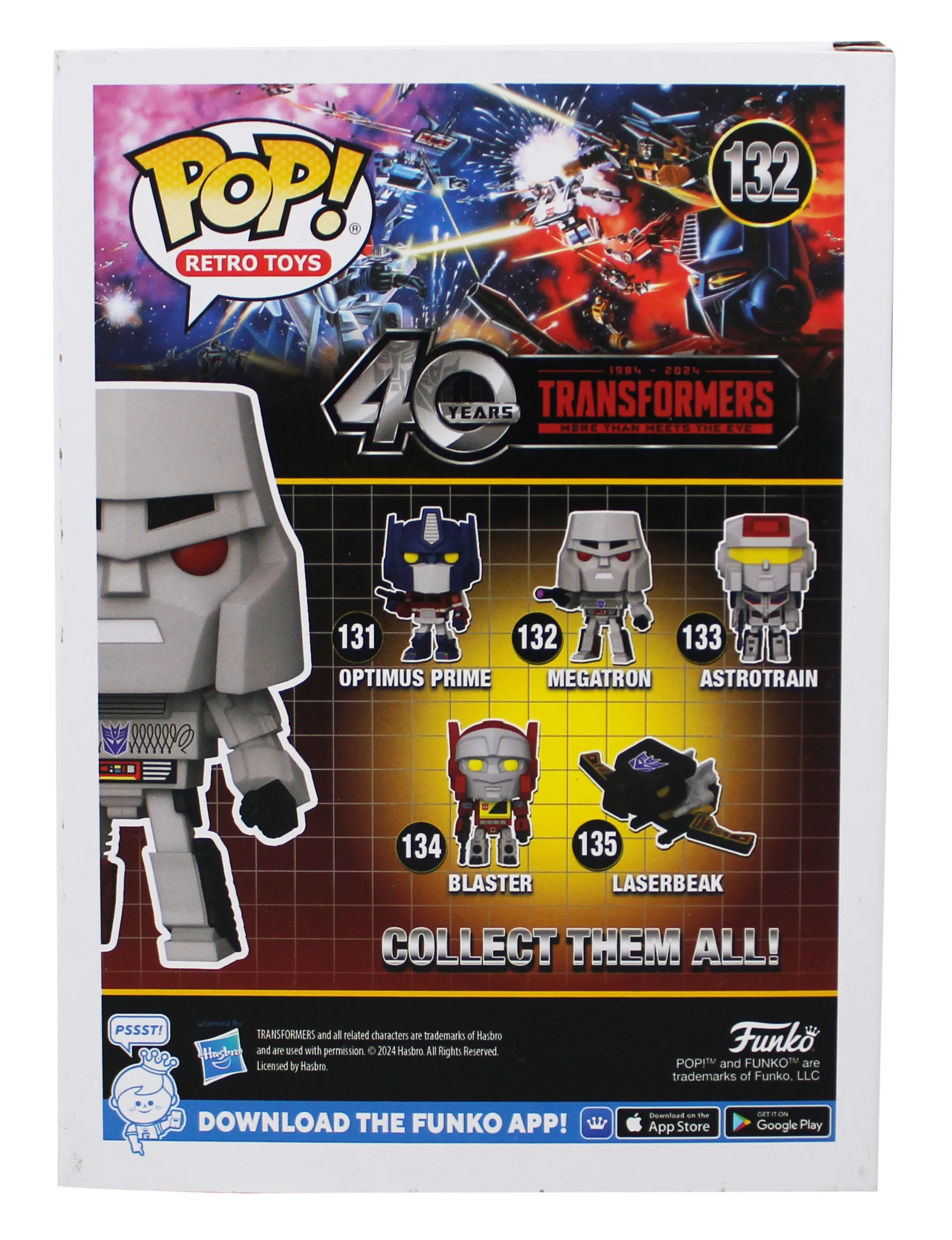 Michael Bay Transformers Signed Megatron #132 Funko Pop Figure BAS #BT57783 - Image 5